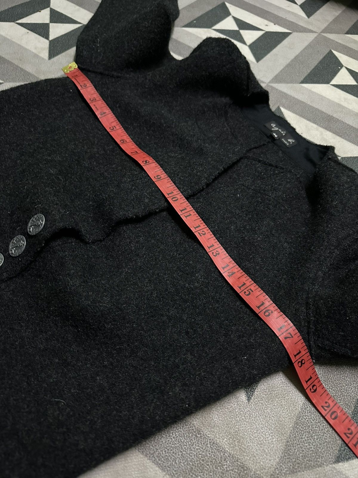 Agnes B cropped wool jacket