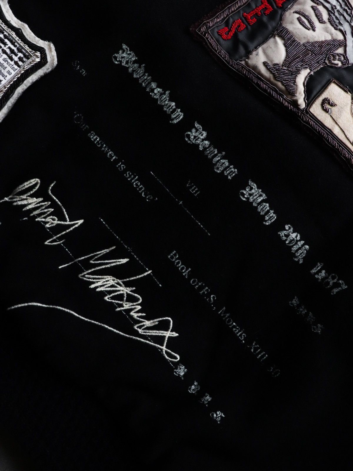 Designer × Raf Simons × Raf by Raf Simons RAF By Raf Simons AW06 “Ashes & Heroes” Varsity Jacket Size US M / EU 48-50 / 2 - 6 Thumbnail