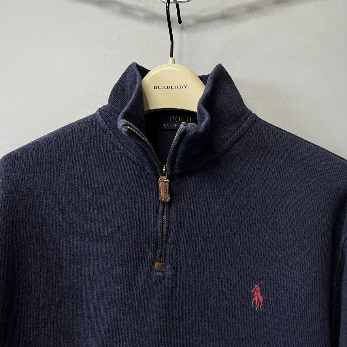 Polo Ralph Lauren × Ralph Lauren Polo Ralph Lauren Vintage 1/4 Zip Sweatshirt Sweater y2k men Size US M / EU 48-50 / 2 - 2 Thumbnail