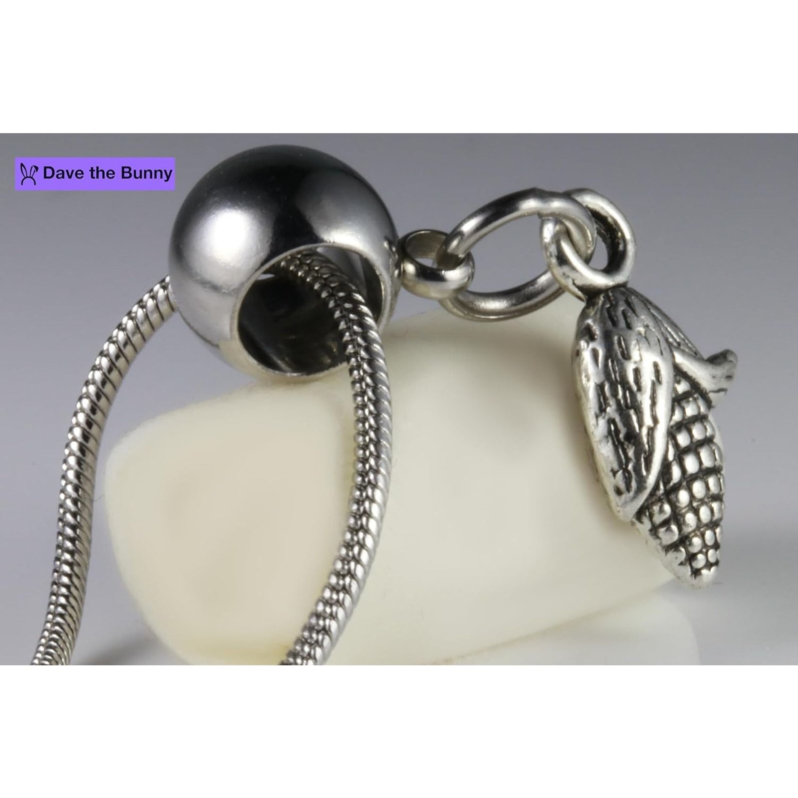 & Other Stories Corn on the Cob Food Necklace - Stainless Steel Chain Size ONE SIZE - 7 Thumbnail