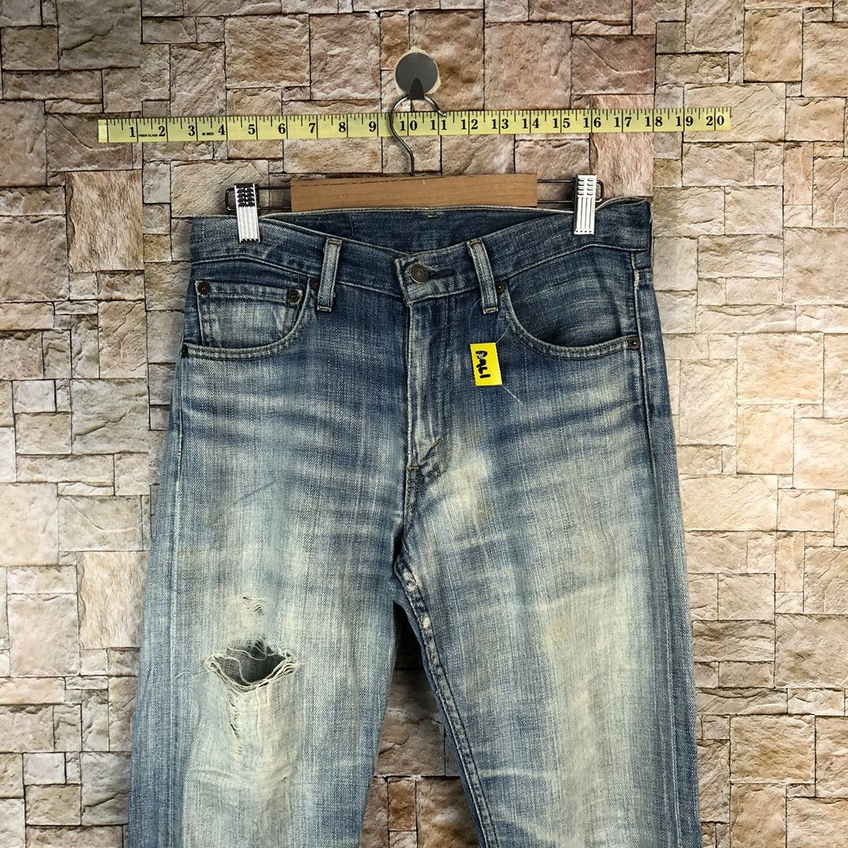 Levi's Levis Blue Distressed faded Denim Pants #A961 Size US 29 - 4 Thumbnail