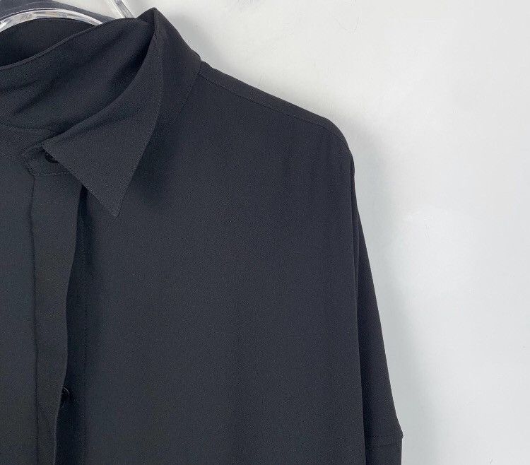 Balenciaga Balenciaga black lace up long sleeved shirt2412-Nextarrow Size US M / EU 48-50 / 2 - 3 Thumbnail