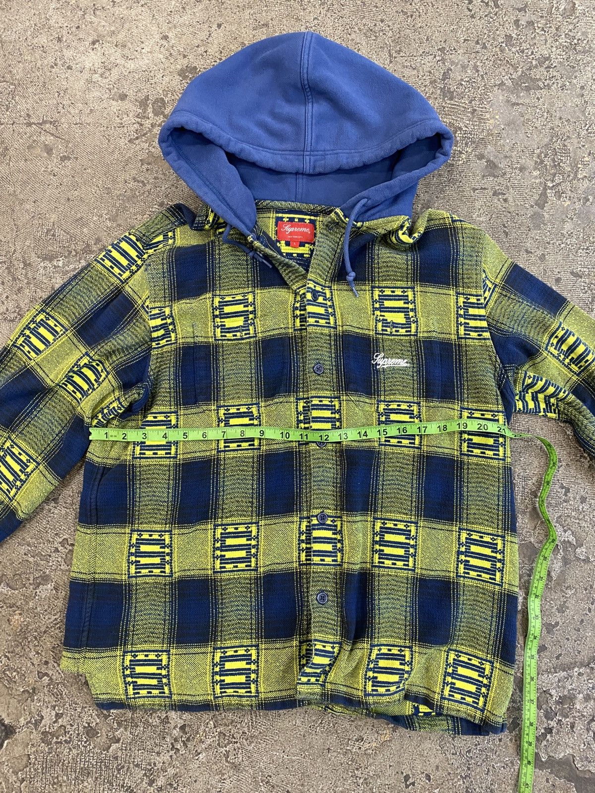 Supreme Supreme AW2020 hooded plaid flannel Size US L / EU 52-54 / 3 - 5 Thumbnail