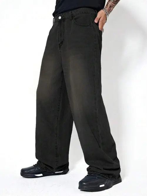Jean Washed Baggy Denim Jeans Skate Size US 36 / EU 52 - 3 Thumbnail
