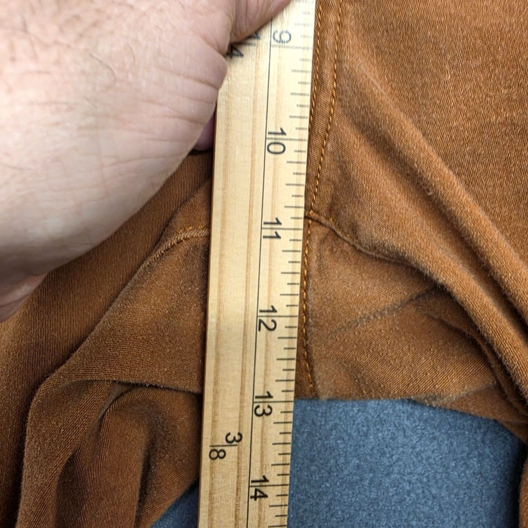 Vintage Lane Bryant Rust Orange Skinny Jeans Womens Plus Size 18 Stretch Denim Pants Ankle Womens 18 Plus Size Orange Jeans Size 40" / US 18 - 6 Thumbnail