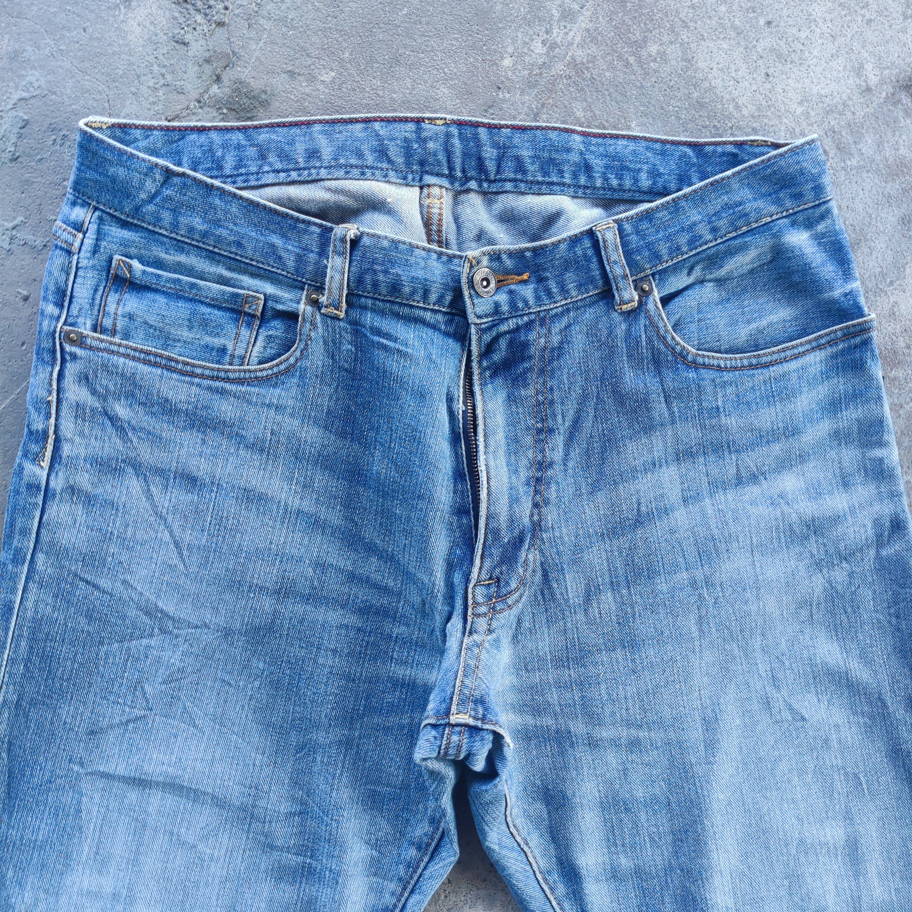 Japanese Brand Vintage Japanese Brand Jeans Ripped Faded Pants Size US 35 - 2 Thumbnail