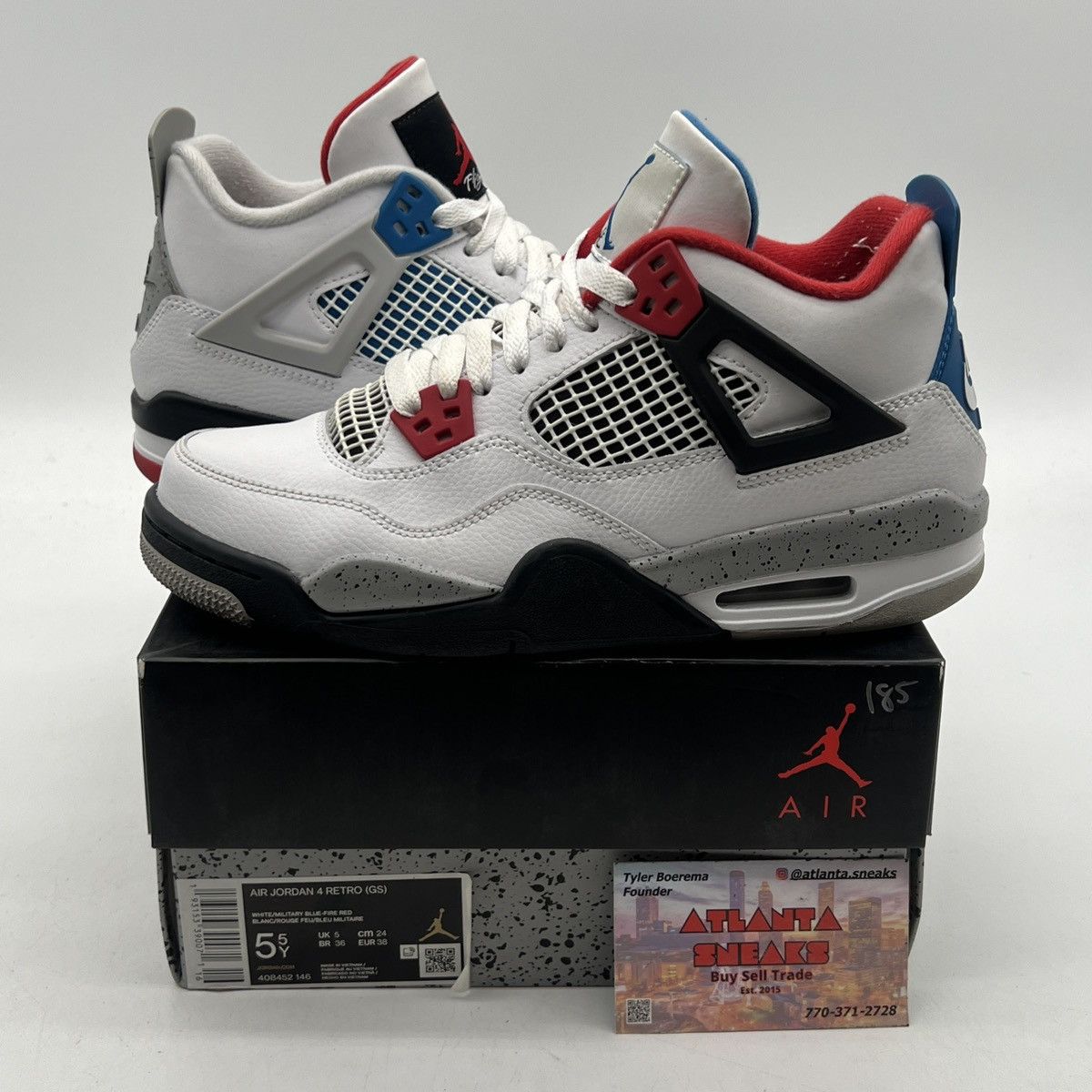 Jordan Brand Air Jordan 4 what the 4 Size US 5.5 / EU 38 - 1 Thumbnail