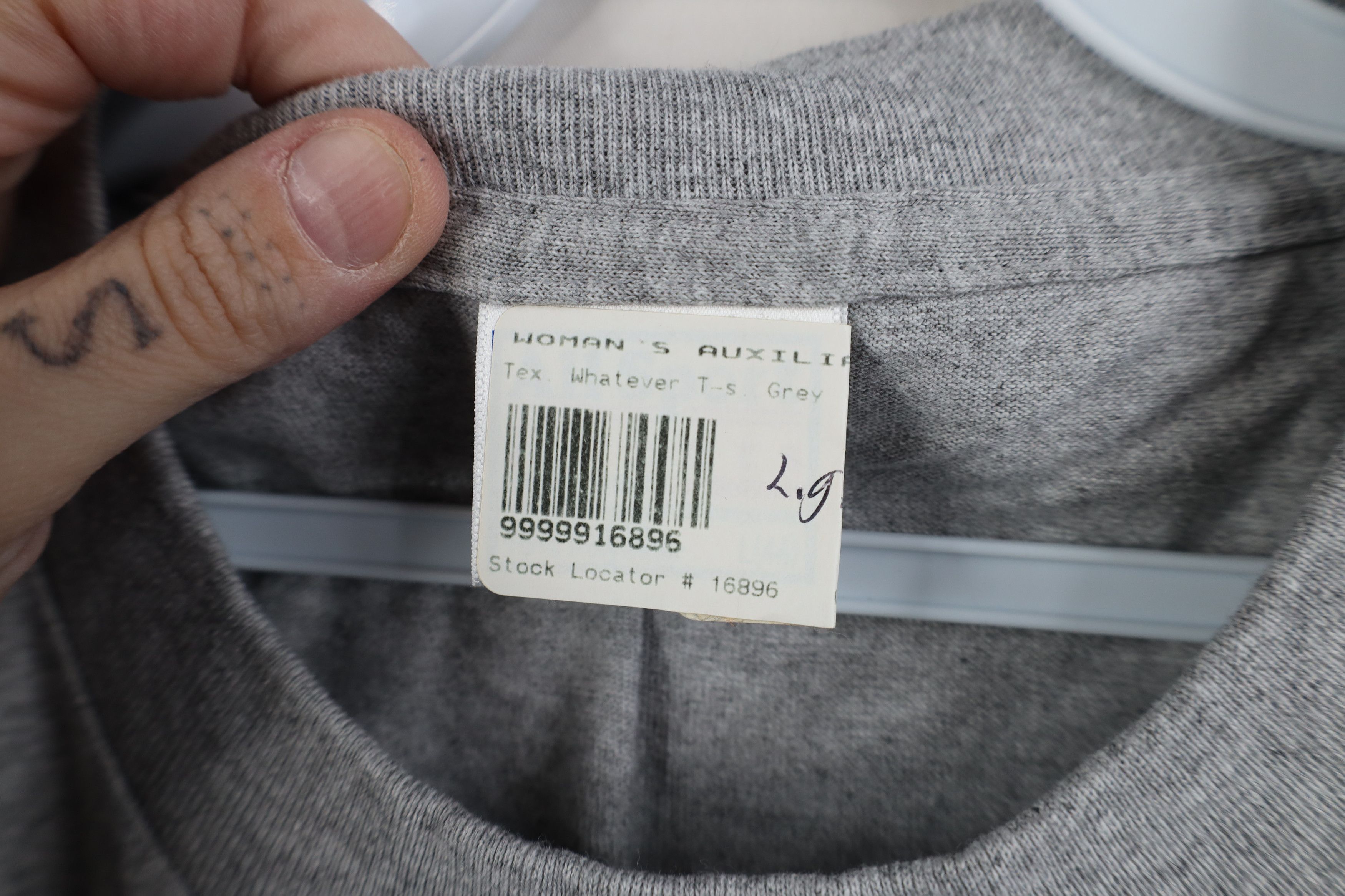 Vintage Deadstock Vintage 90s Texas Whatever Map T-Shirt Gray USA Size L / US 10 / IT 46 - 7 Thumbnail