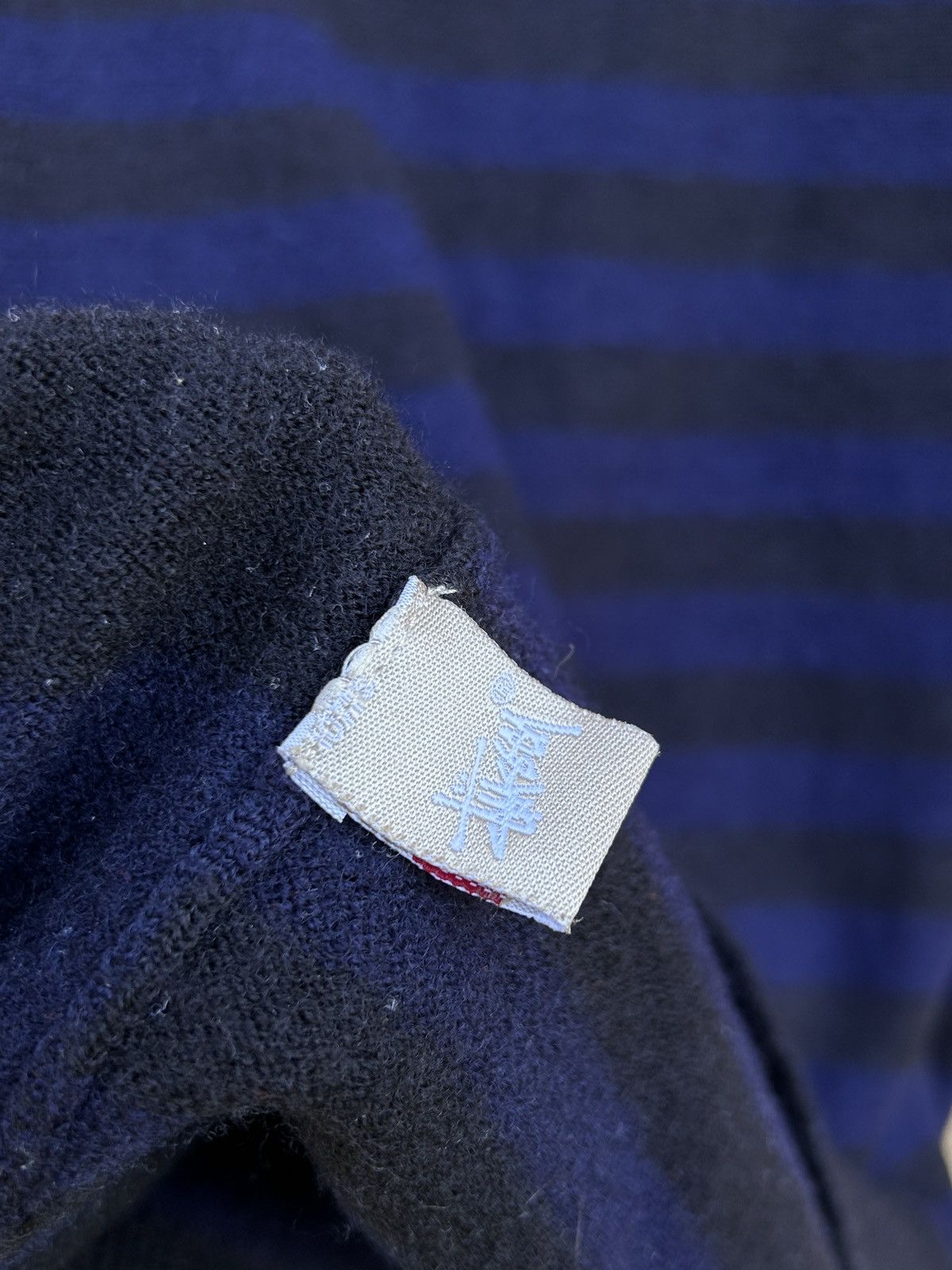 Stussy Vintage Stussy Authentics Striped Wool Sweater Size US L / EU 52-54 / 3 - 9 Thumbnail