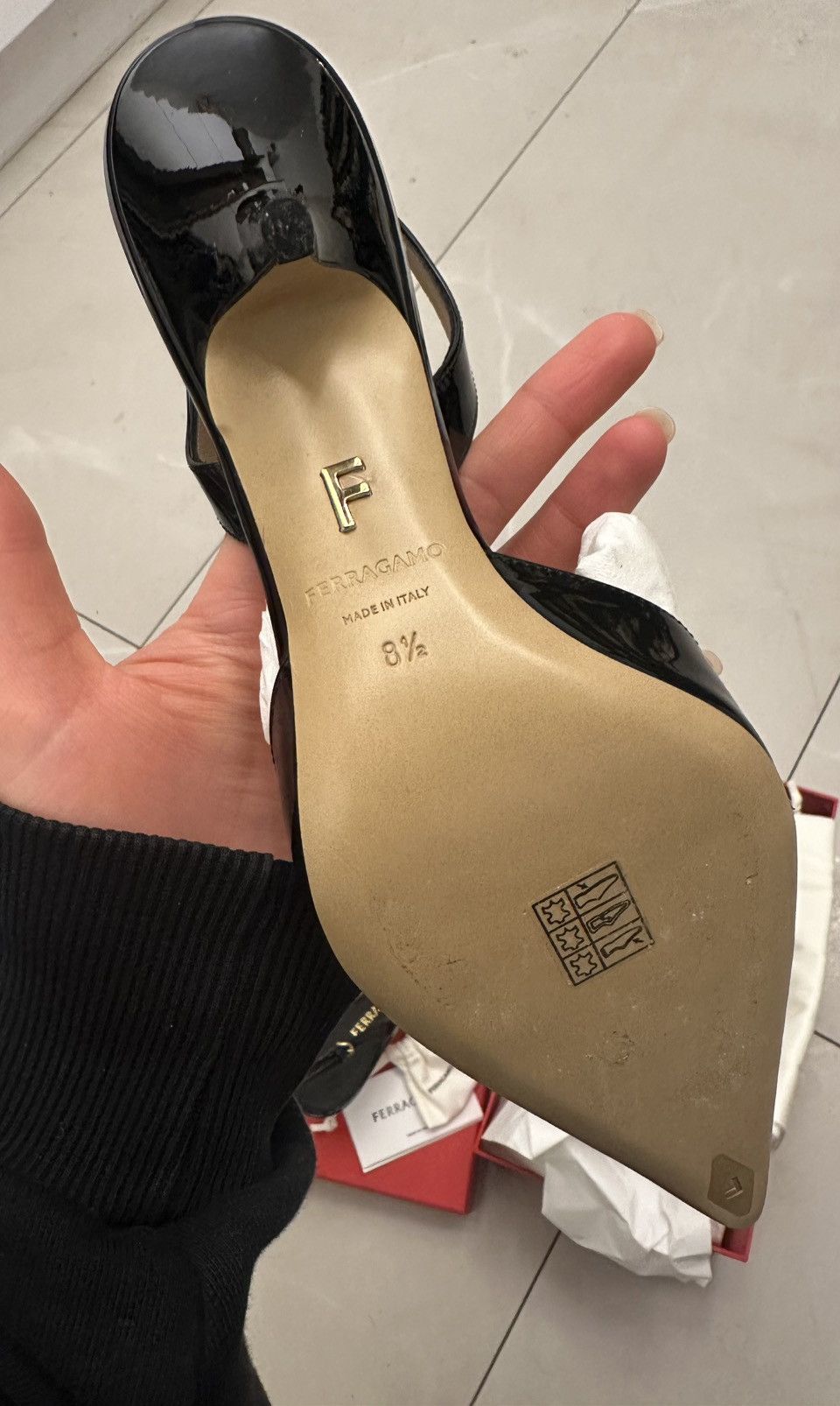 Salvatore Ferragamo Ferragamo Slingback Bow Heels Never Worn Size US 8.5 / IT 38.5 - 5 Thumbnail