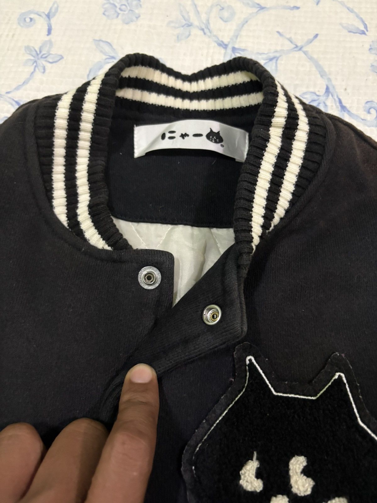 Issey Miyake Ne-net Issey Miyake Cat Varsity Jacket Size US M / EU 48-50 / 2 - 13 Thumbnail
