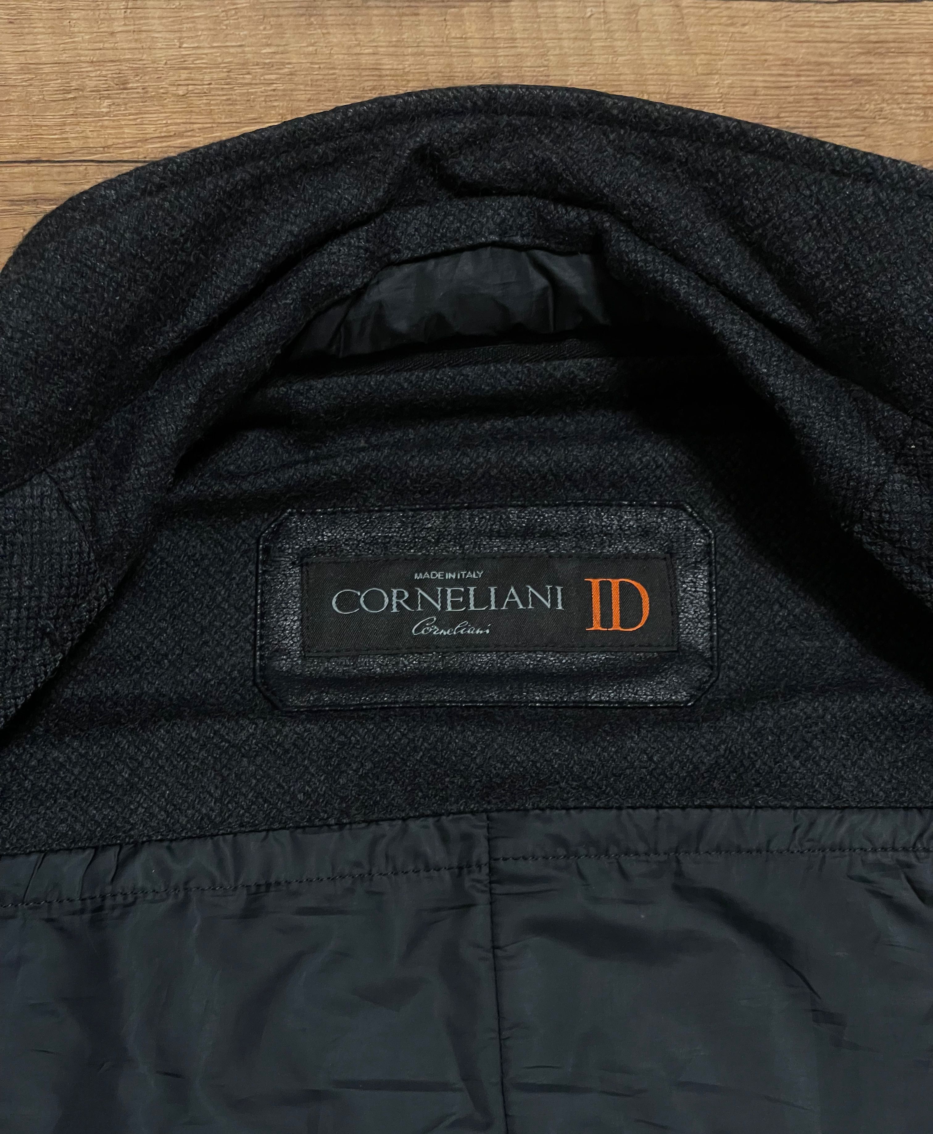 Corneliani Corneliani ID Dark Grey Long Wool Trench Coat Jacket Size US M / EU 48-50 / 2 - 8 Thumbnail