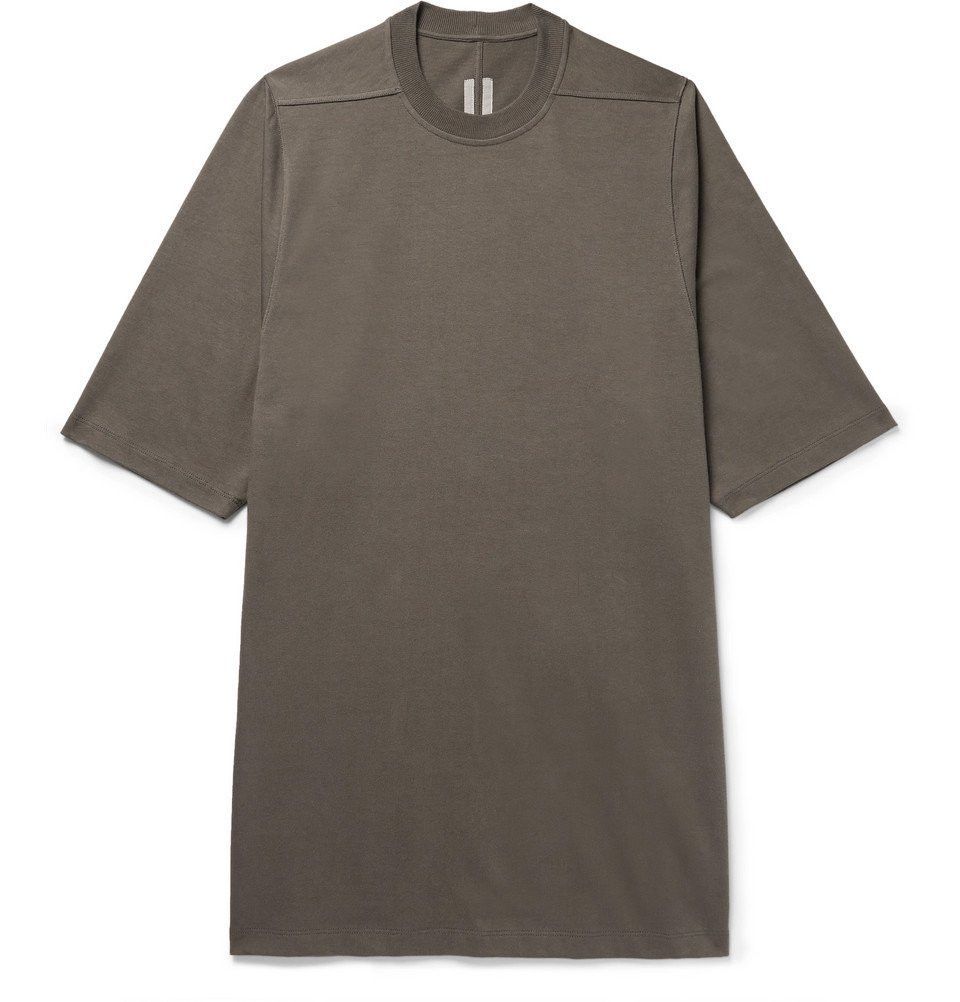 Rick Owens Drkshdw o1tko10825 Oversized Sweat Top in Khaki Size US S / EU 44-46 / 1 - 1 Thumbnail