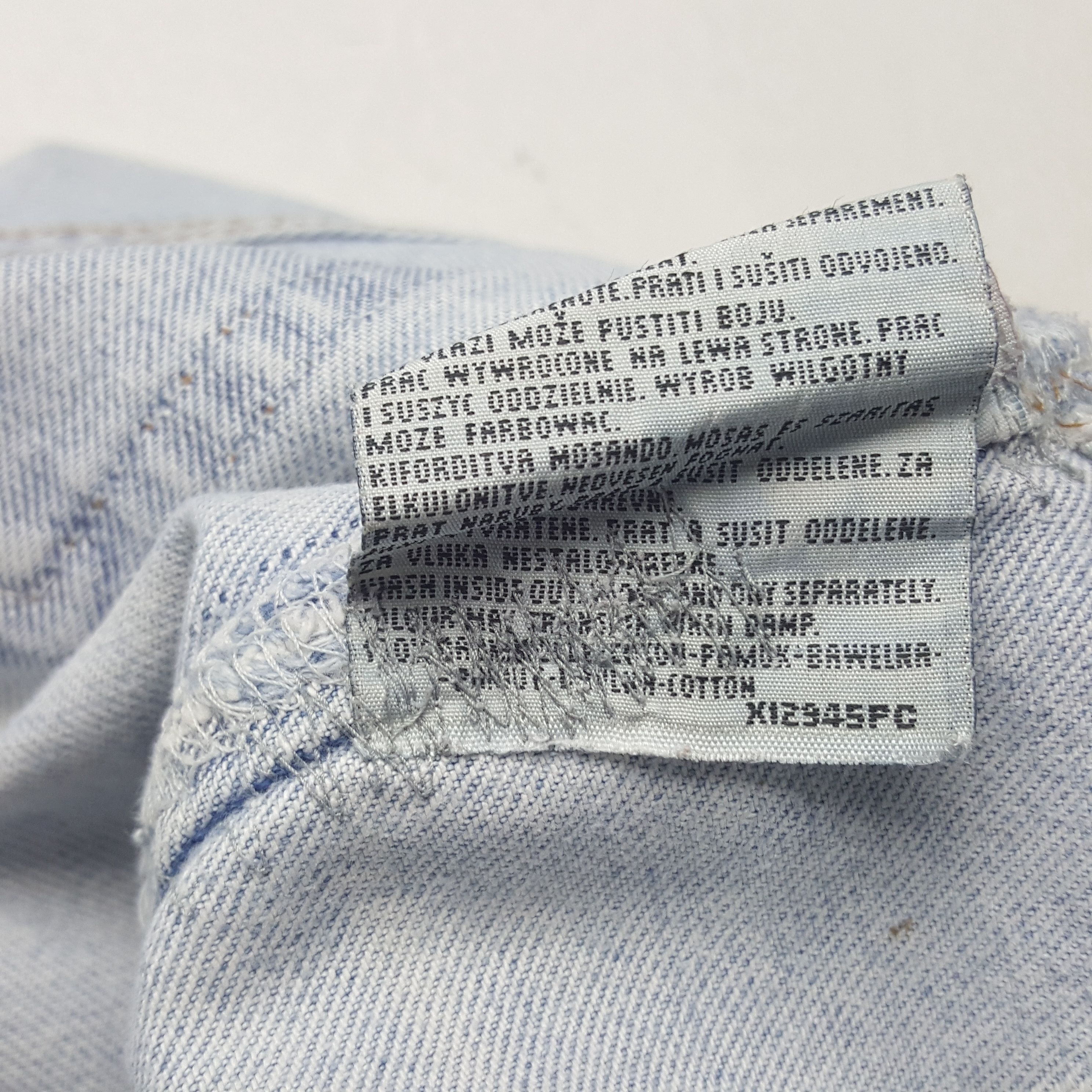Levi's × Vintage Vintage Levi's 501 Distressed Patch Denim Jeans Size US 28 / EU 44 - 14 Thumbnail