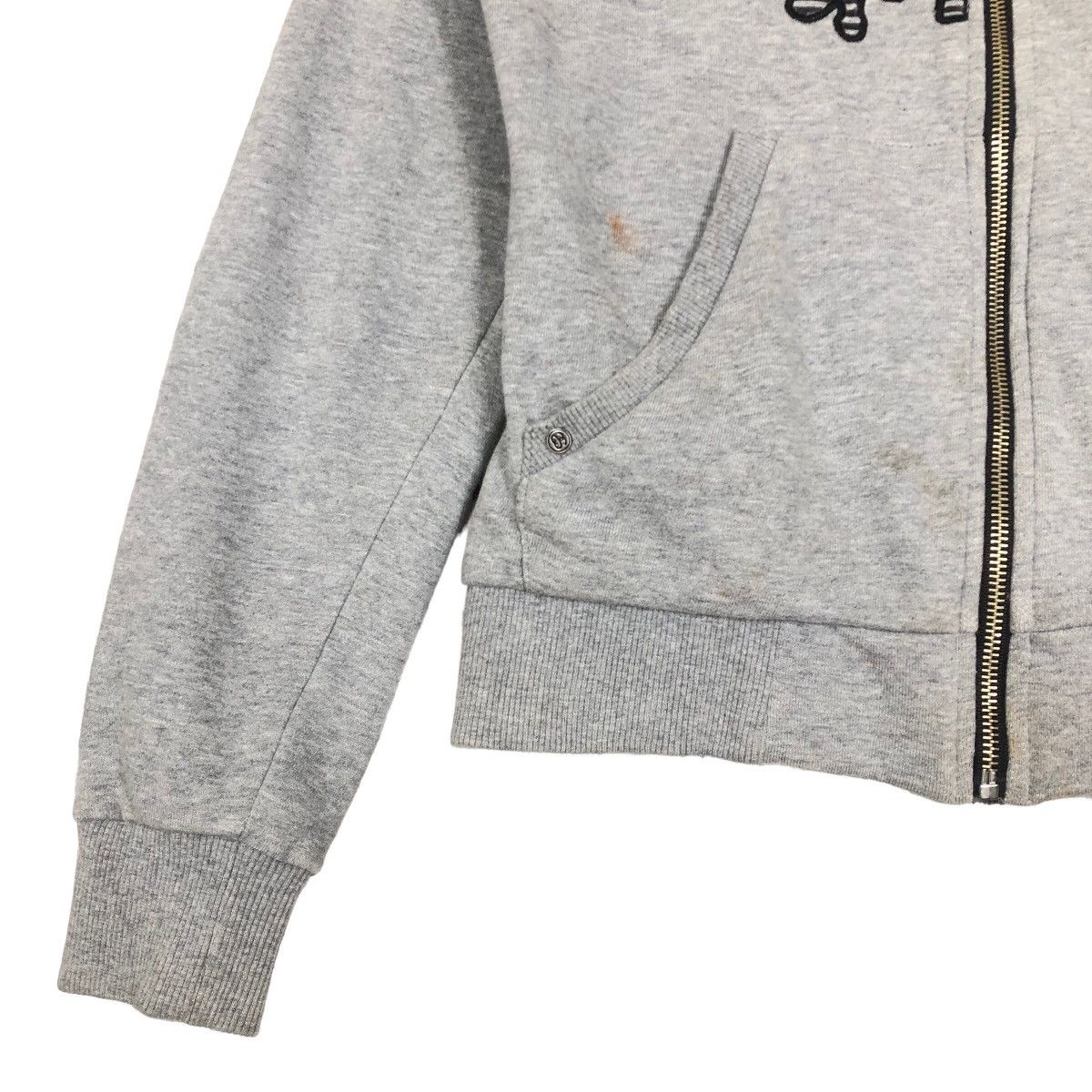 Vintage Stussy Hooded Sweater Zip Up Hoodie Sweatshirt