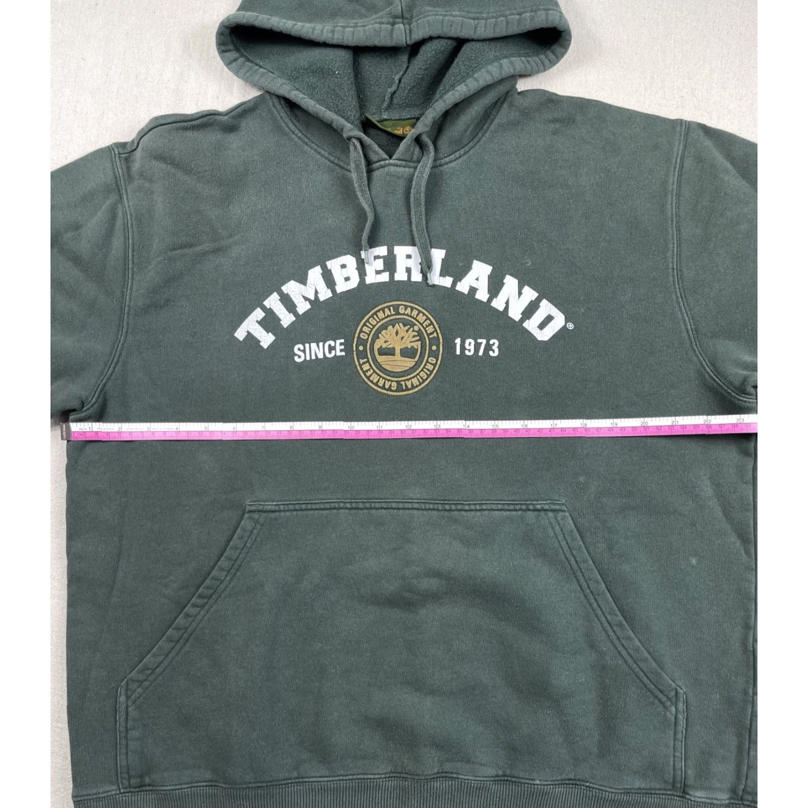 Timberland VINTAGE Timberland Hoodie Sweatshirt Mens M Military Green Spell Out Logo 90s Casual Size US M / EU 48-50 / 2 - 4 Thumbnail