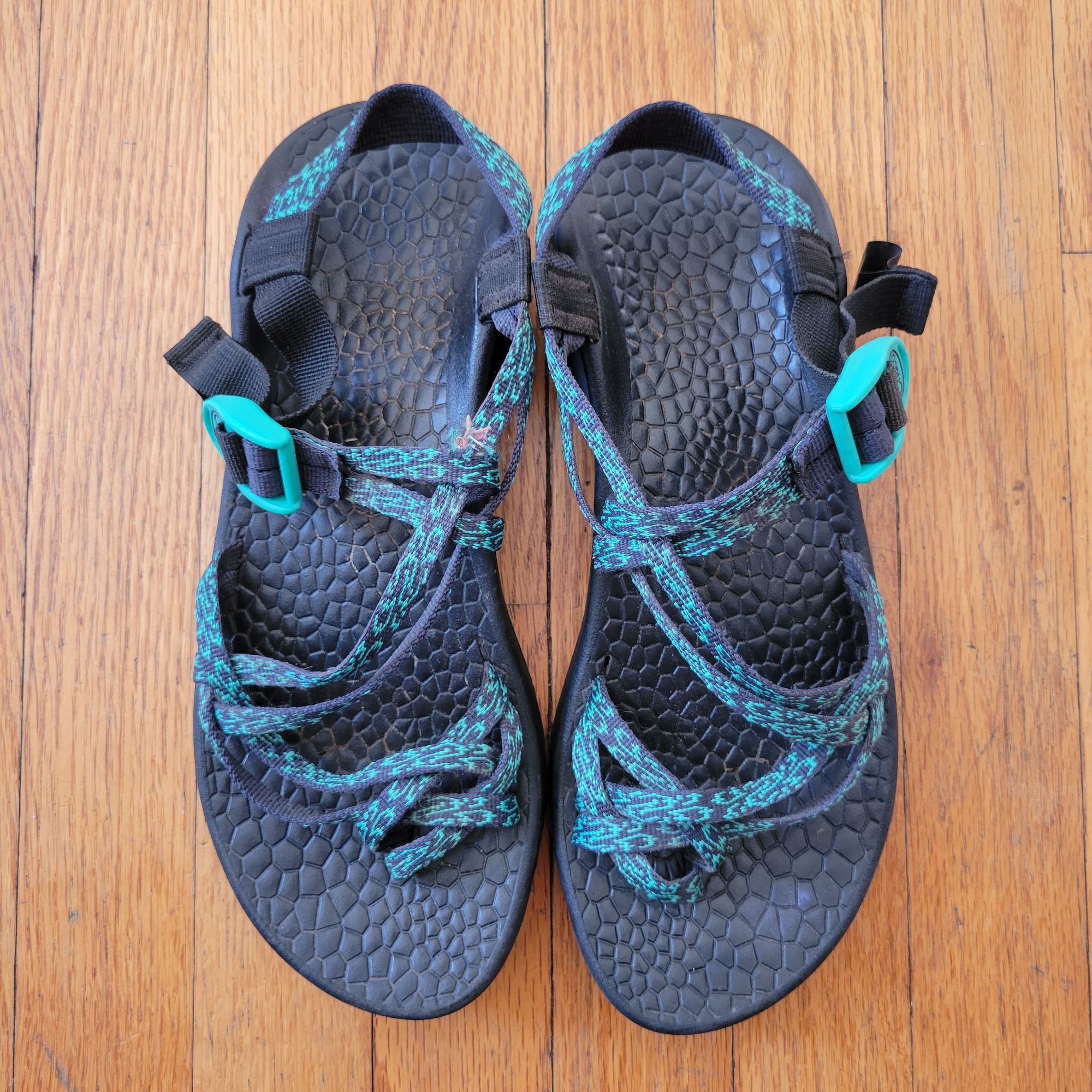 Chaco Chaco Womens Z/2 Classic Sport Sandals Blue Black 10 Summer Size US 10 / IT 40 - 2 Thumbnail