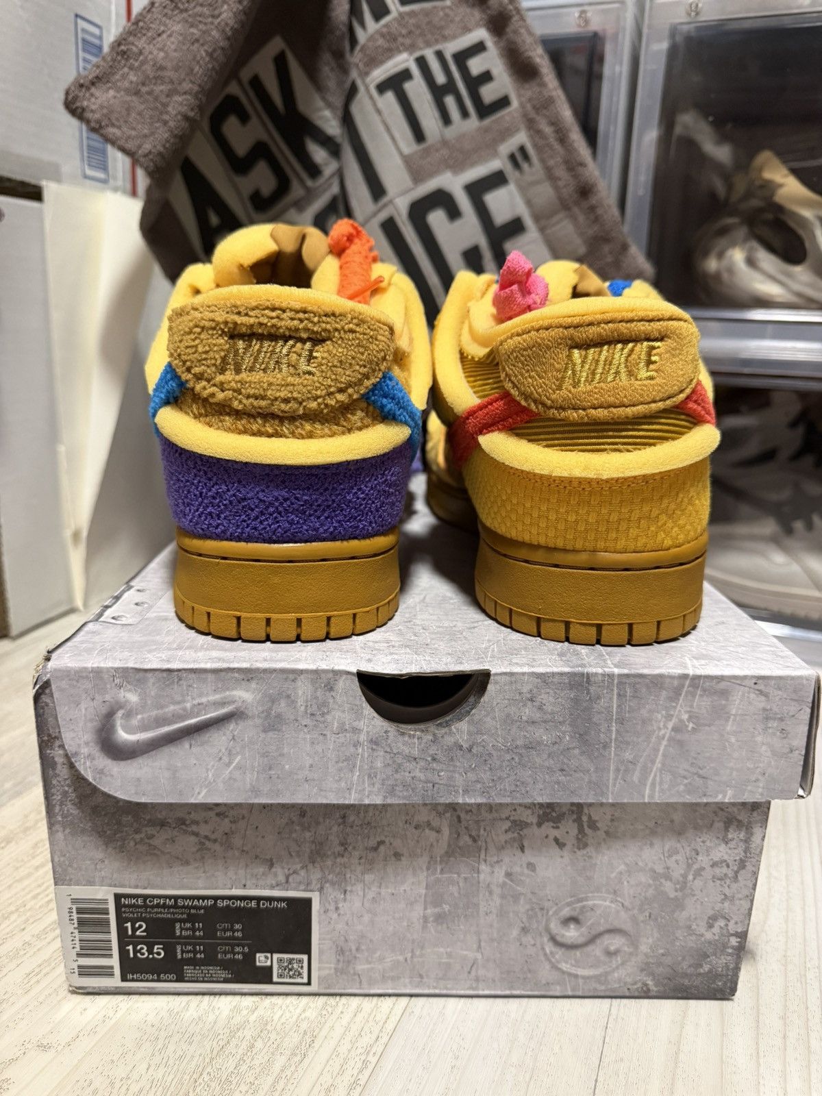 Cactus Plant Flea Market × Nike CPFM x Nike Dunk Low Swamp Sponge Psychic Purple Size US 12 / EU 45 - 5 Thumbnail