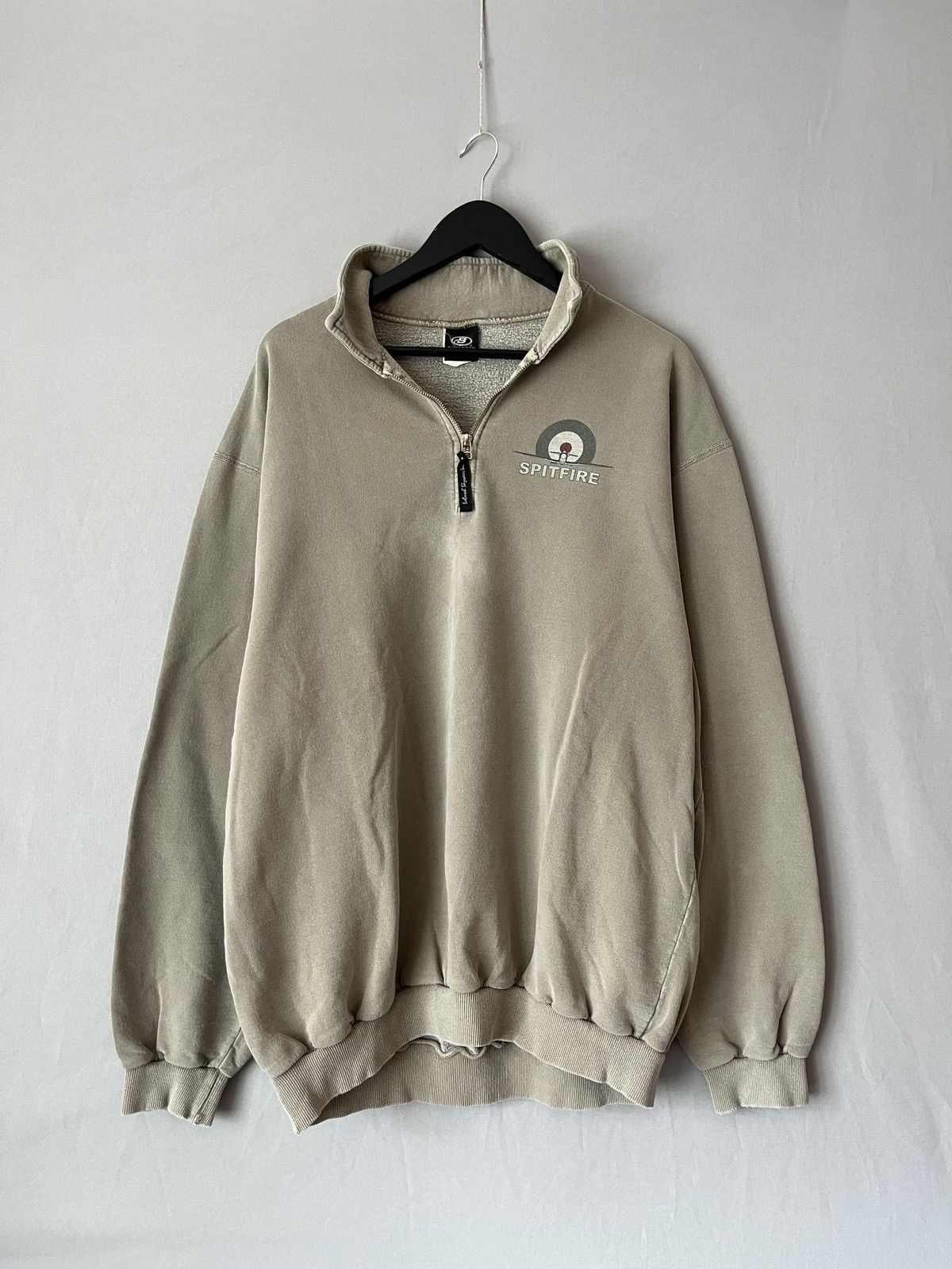 Spitfire Labusch Skywear Inc. Spitfire Vintage Faded Zip Pullover Size US XXL / EU 58 / 5 - 2 Thumbnail