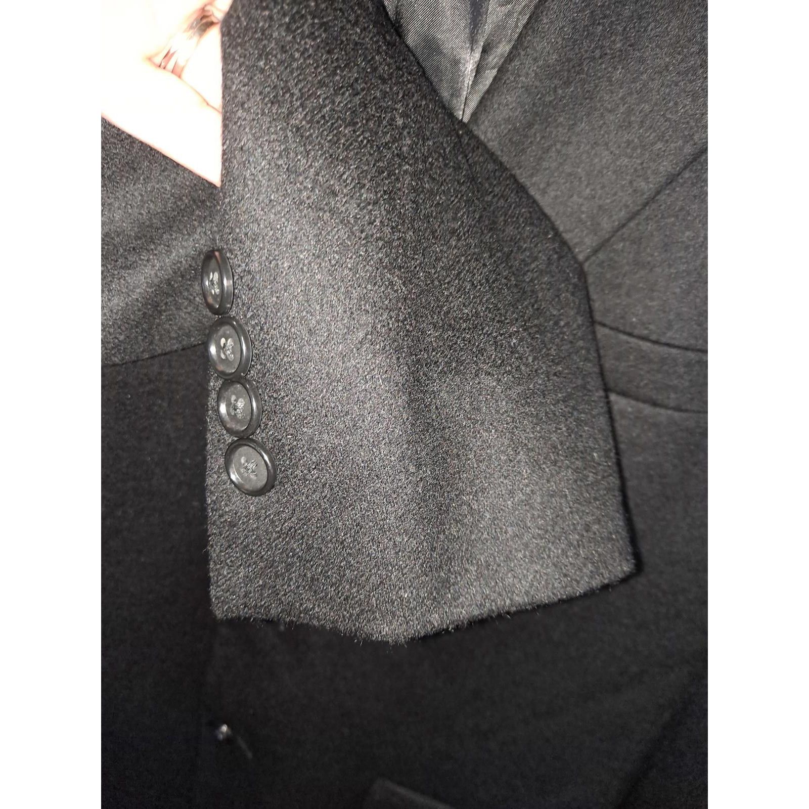 Club Room Clubroom 100% Cashmere Black Blazer Size 40R Size 40R - 7 Thumbnail