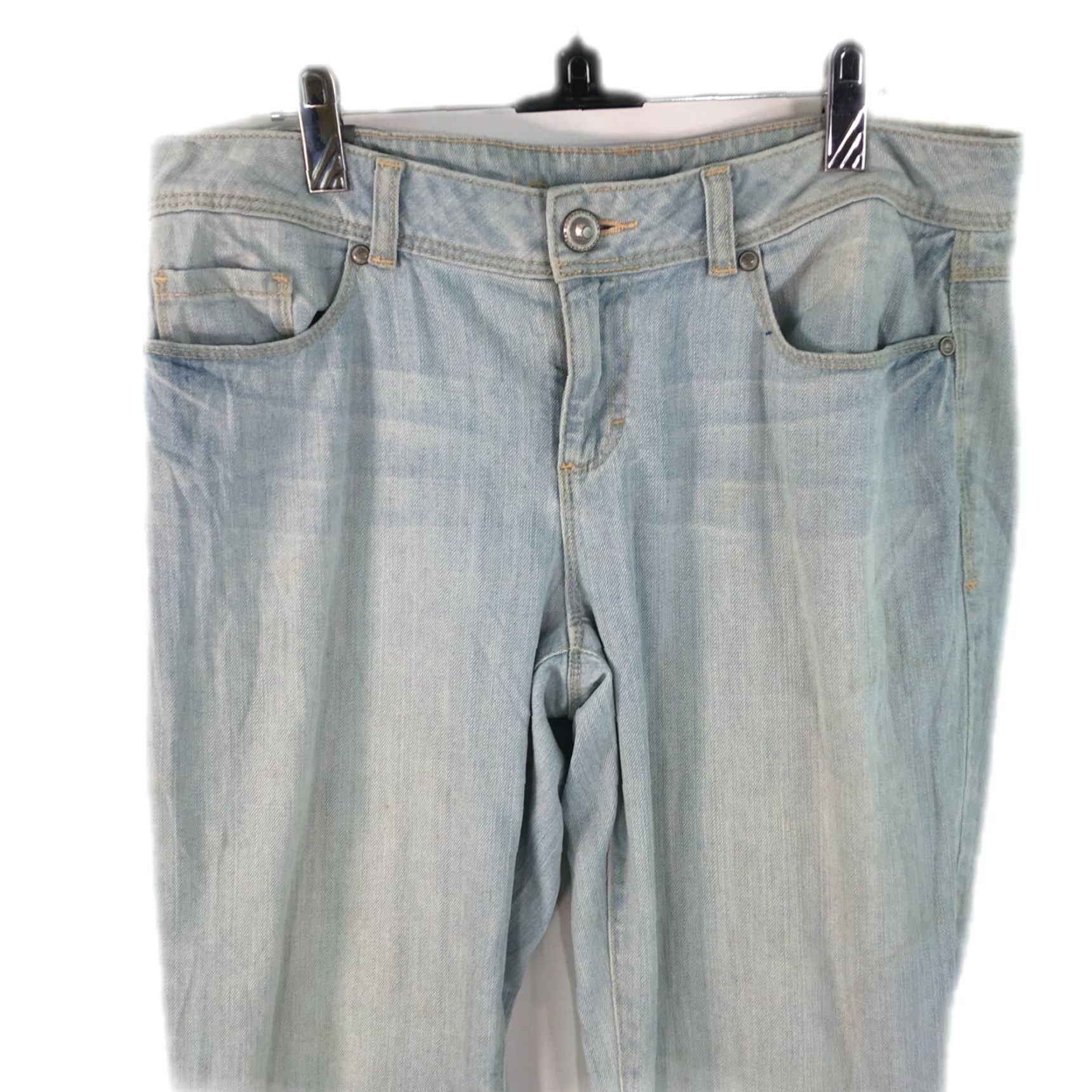 Vintage LC Lauren Conard Denim Jeans Women's 34X27 Size 10 Blue Casual Straight Regular Size 32" / US 10 / IT 46 - 3 Thumbnail