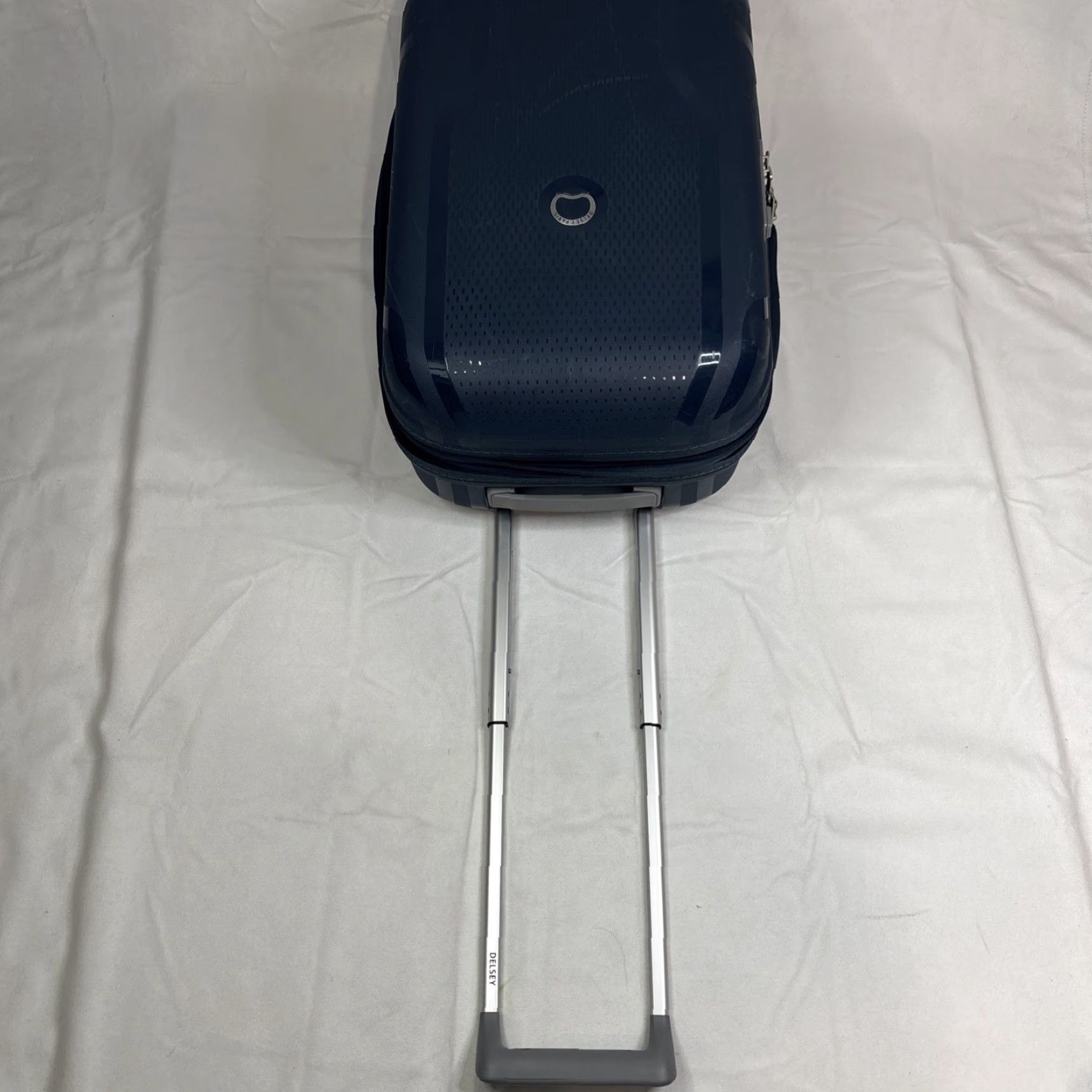 Vintage VINTAGE DELSEY Paris Clavel Hardside Expandable Luggage with Spinner Wheels Blue Carry On Luggage Unisex-Adult 19 Inch Paris Theme Mens Womens Size ONE SIZE - 7 Thumbnail