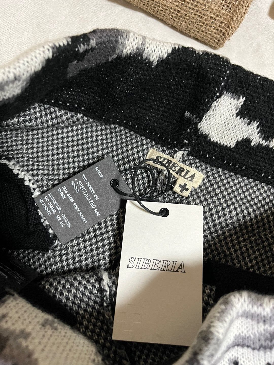 Siberia Hills 'TIGER KNIT' camoflauge cargo sweatpants Size US 32 / EU 48 - 2 Thumbnail