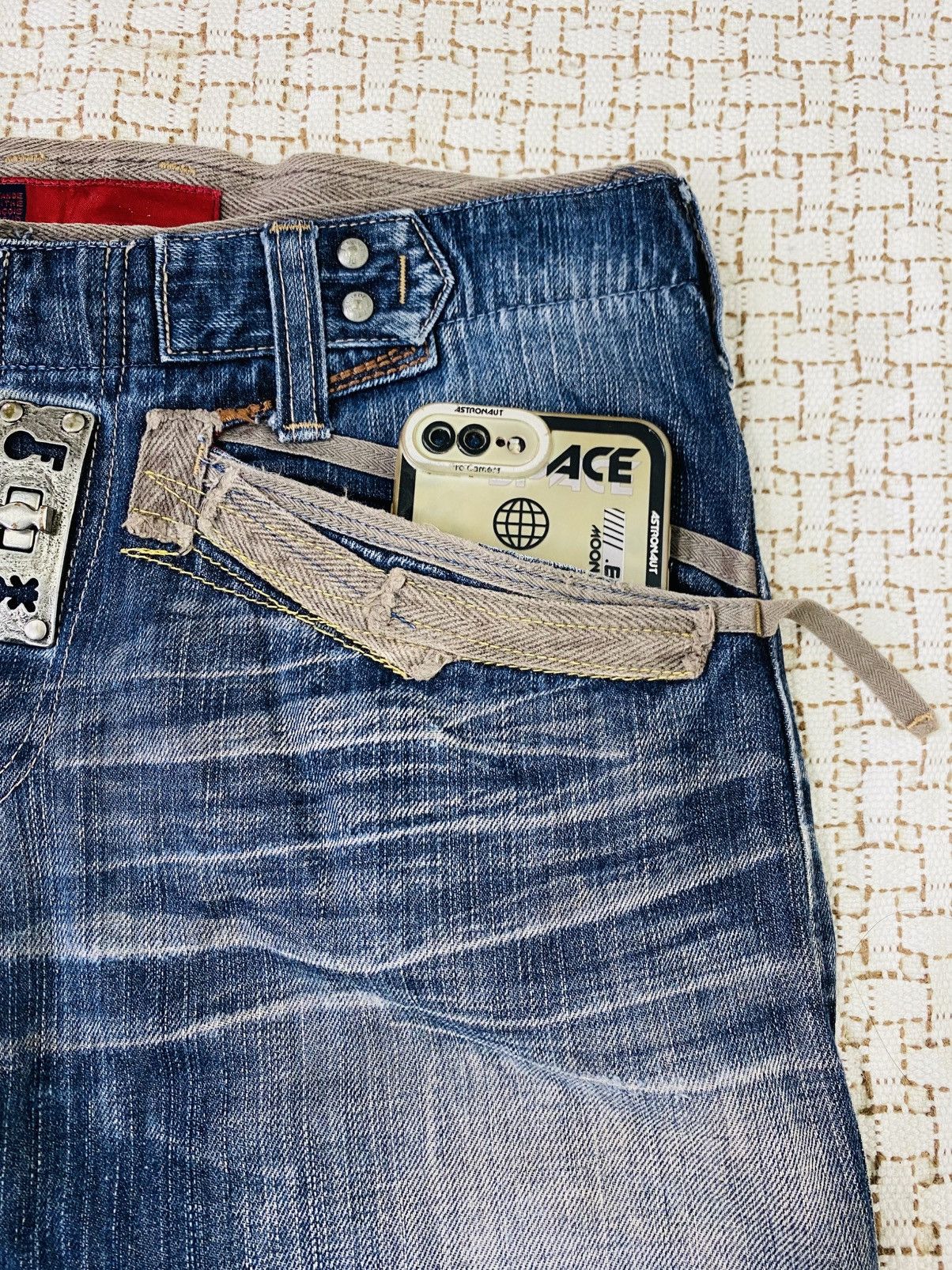 Marithe + Francois Girbaud Vintage Marithe Francois Girbaud Distressed Jeans Size US 34 / EU 50 - 6 Thumbnail