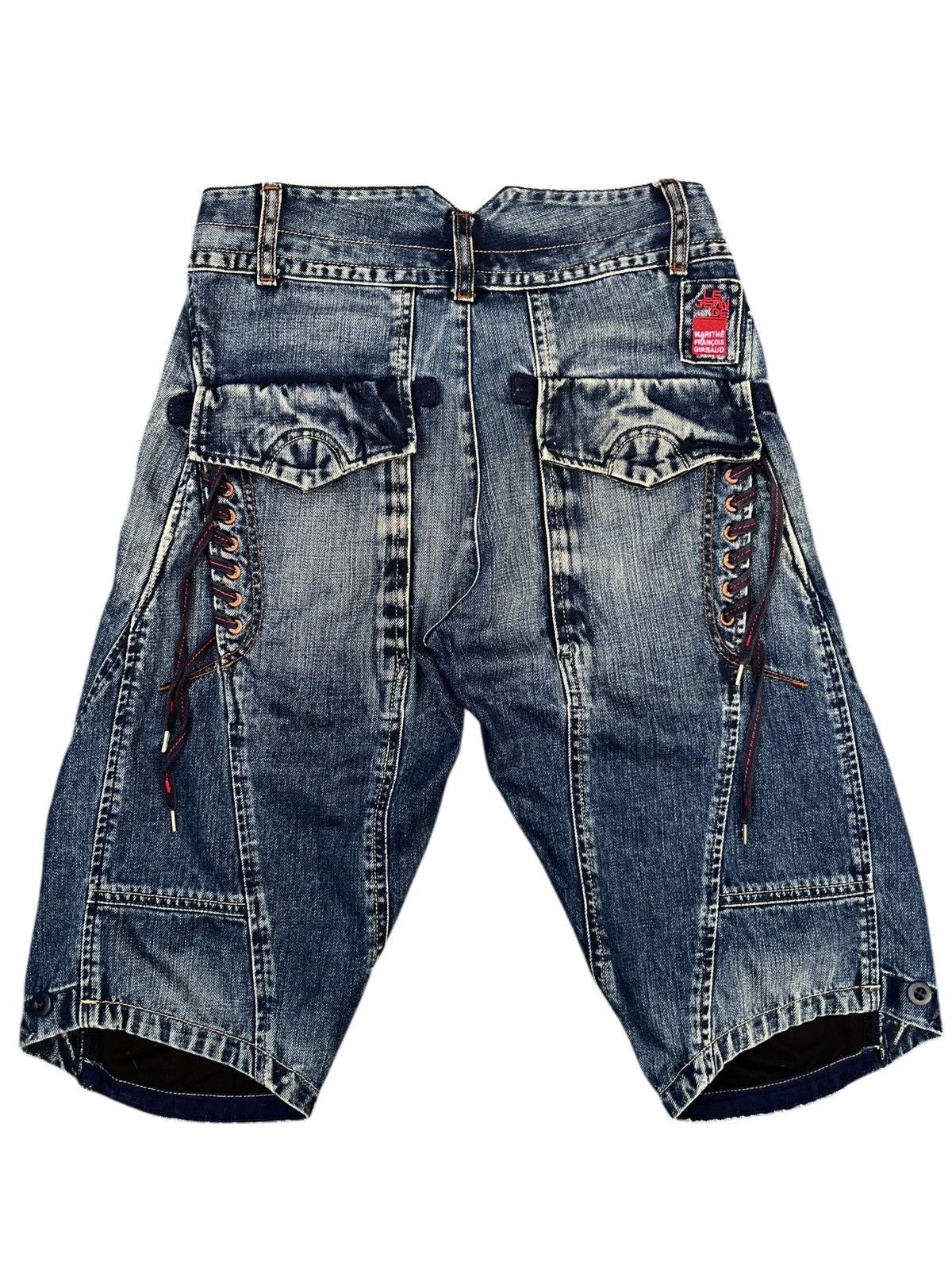 Marithe + Francois Girbaud 2000s Marithe Francois Girbaud Denim Short Size US 33 - 1 Thumbnail