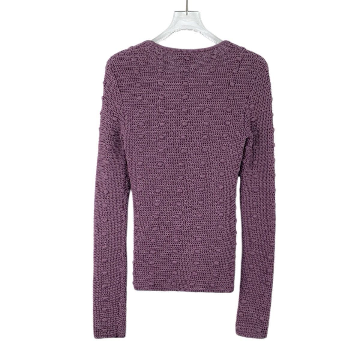 Bottega Veneta Bottega Veneta Taro Purple Long Sleeve Knit Sweater K26WX Size XS / US 0-2 / IT 36-38 - 2 Thumbnail
