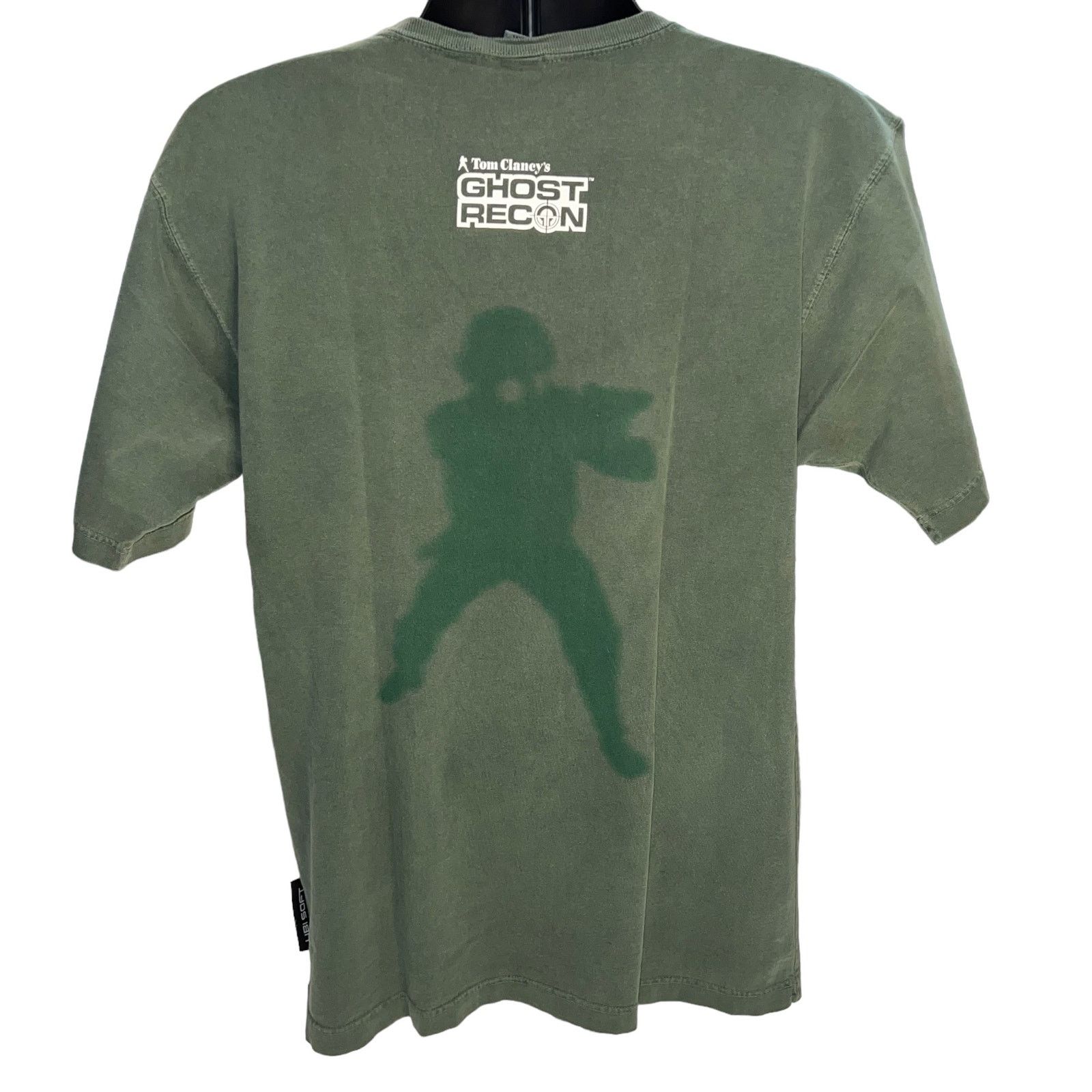 Vintage Vintage Tom Clancy’s Ghost Recon Ubisoft Green T-Shirt Mediu Size US M / EU 48-50 / 2 - 3 Thumbnail