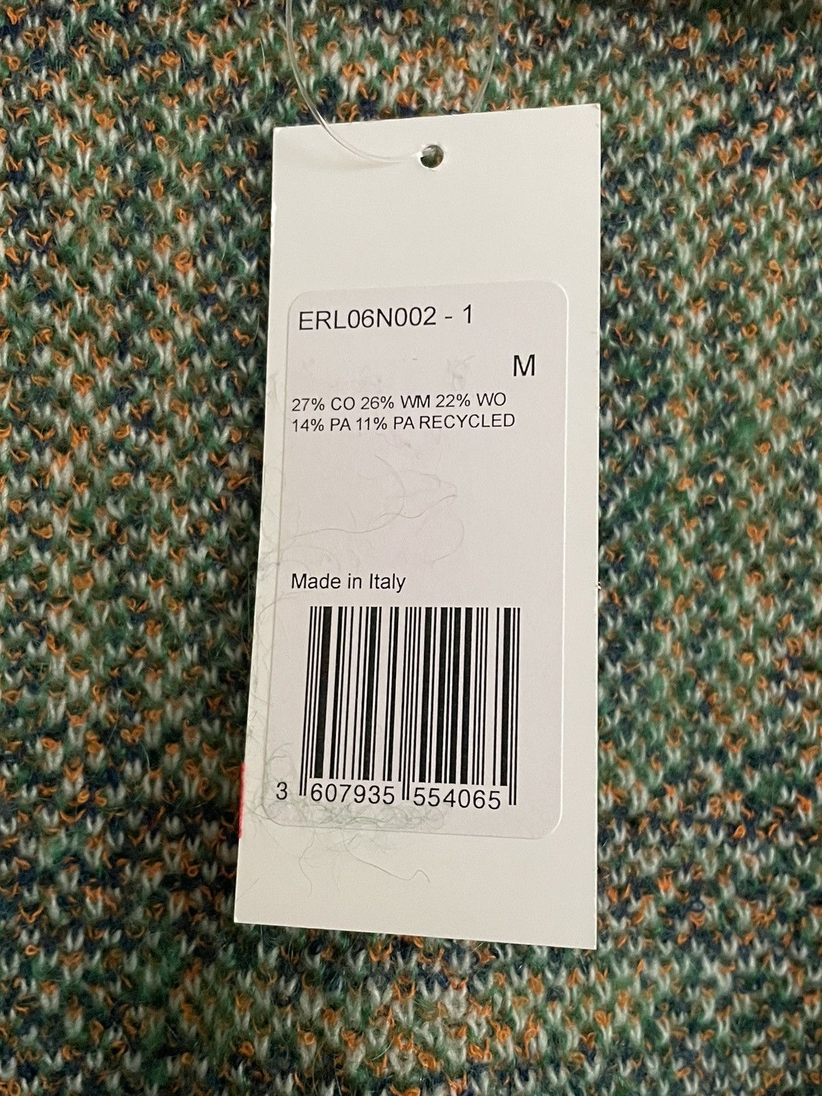 ERL ERL Jacquard Plaid Knit Open Cardigan Green - Size Medium Size US M / EU 48-50 / 2 - 4 Thumbnail