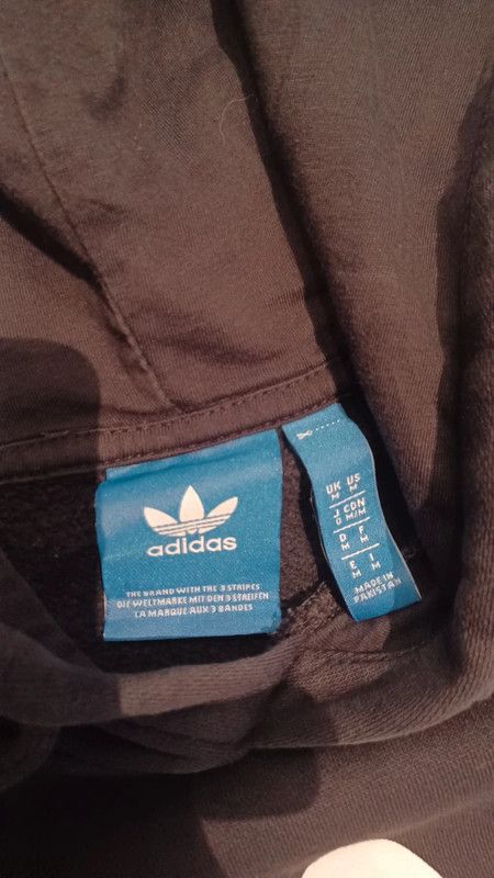 Adidas Adidas Hoodie – Black & in Great Condition! Size US M / EU 48-50 / 2 - 4 Thumbnail