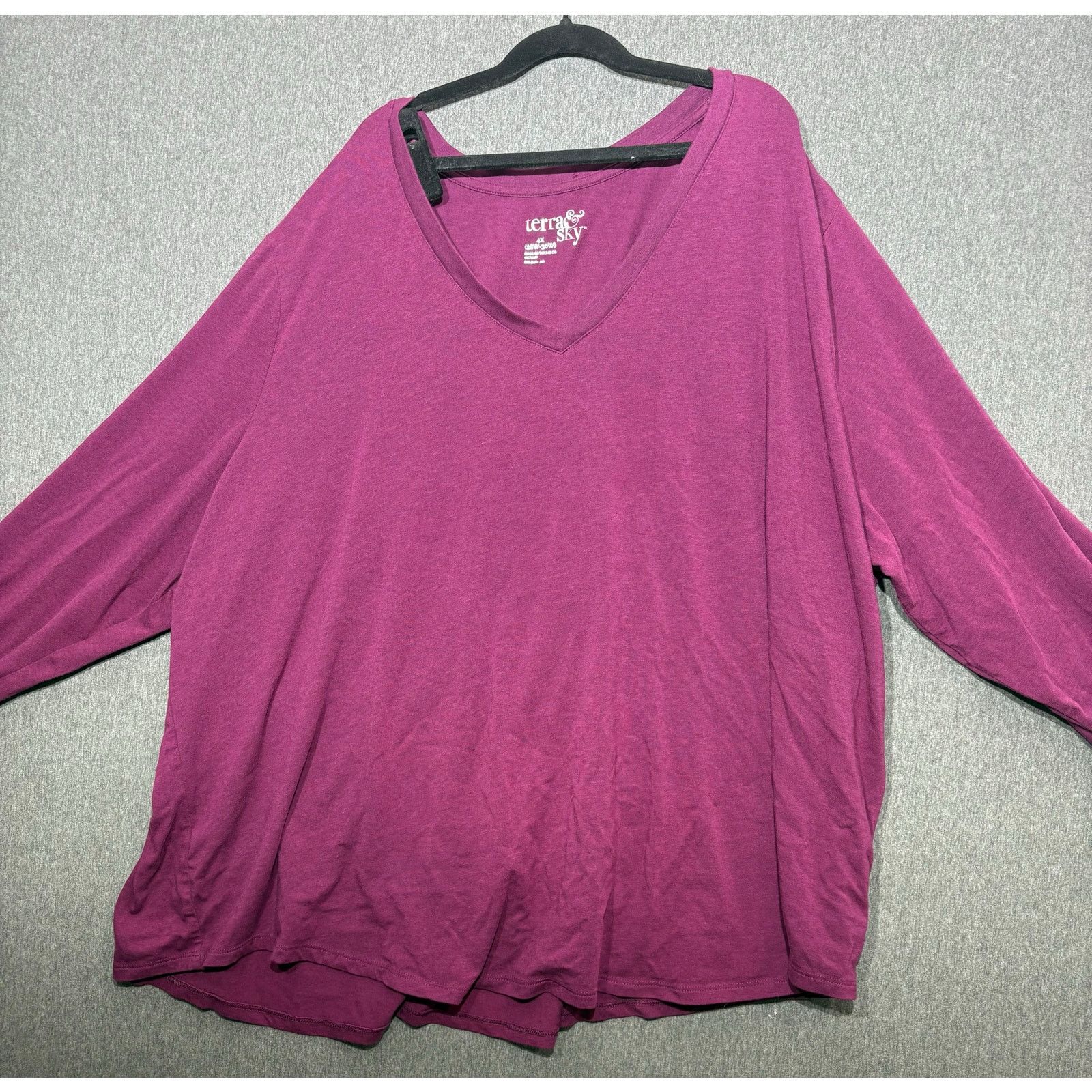 Other Terra & Sky | Women's Long Sleeve Top | 4X 28W-30W Size 4XL / US 24-26 - 1 Thumbnail