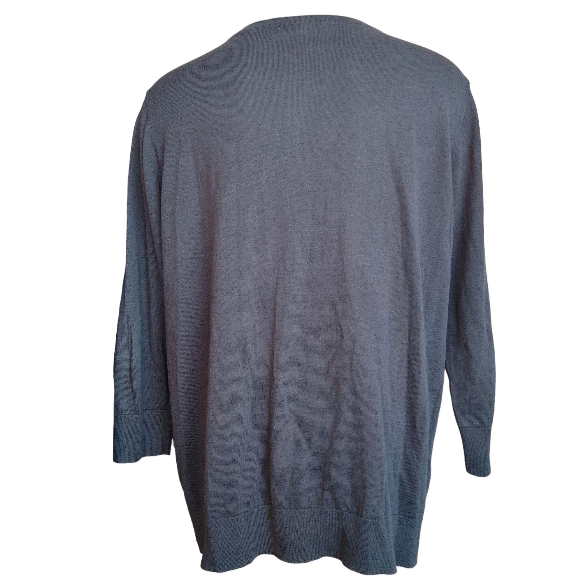 1901 Woman's Lightweight Long Sleeve Button Front Cardigan - 1901 Size XXL / US 16-18 / IT 52-54 - 2 Thumbnail