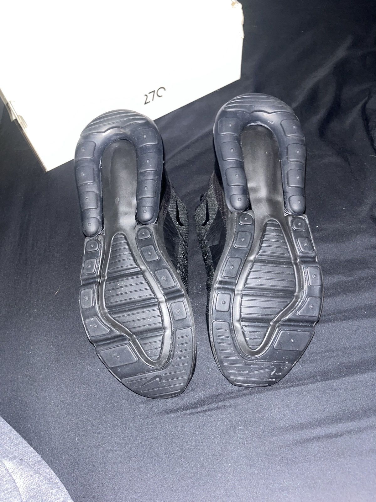 Nike Air Max 270 Triple Black Size US 10 / EU 43 - 5 Thumbnail