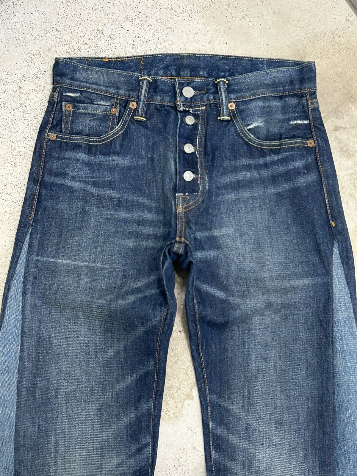 Levi's Levis Upcycled Custom Y2k Wide Leg Jeans Flared Size US 29 - 7 Thumbnail