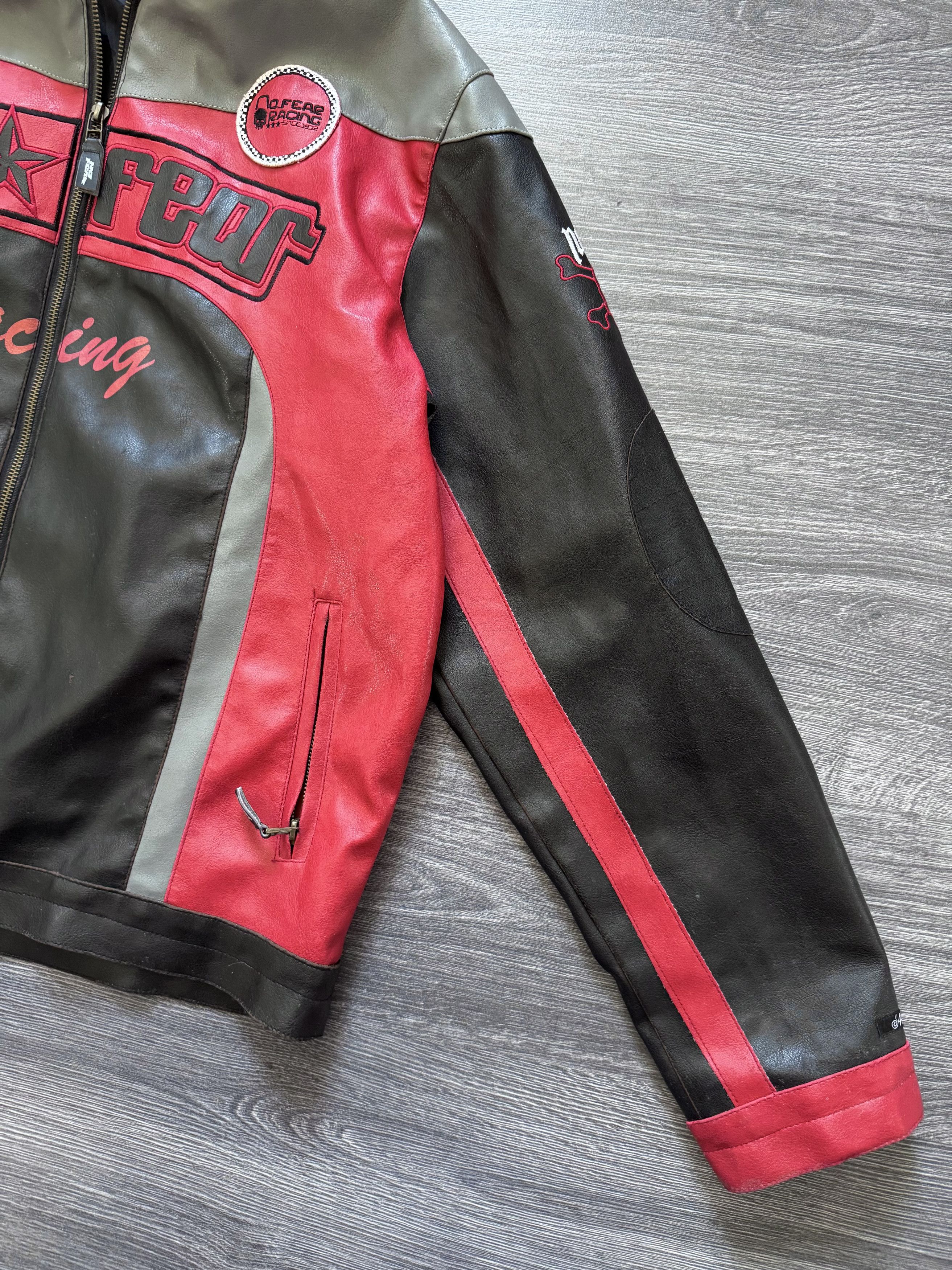 No Fear Vintage No Fear PVC Leather Jacket Y2K Size US L / EU 52-54 / 3 - 6 Thumbnail