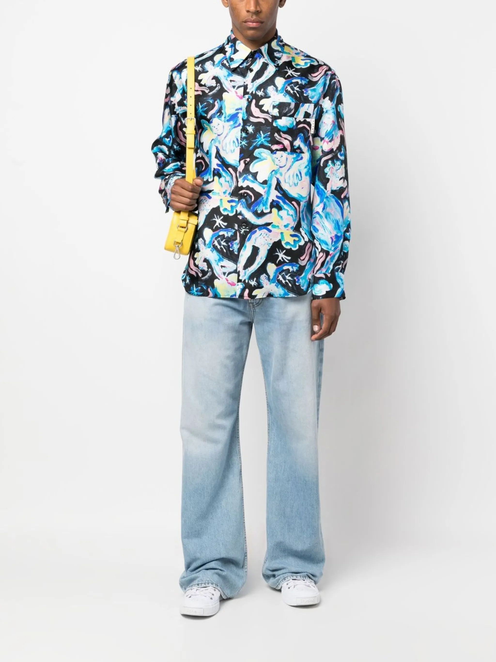 Maison Margiela o1y0225 Patterned Shirt in Multicolor Size US M / EU 48-50 / 2 - 5 Thumbnail