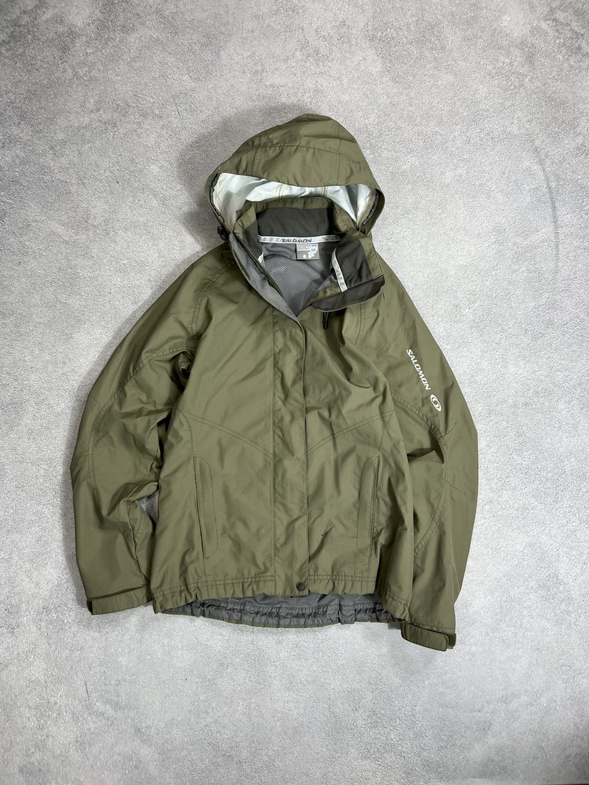 Salomon Vintage 00’s Salomon Gorpcore Ski Women Waterproof Jacket Size US S / EU 44-46 / 1 - 1 Thumbnail