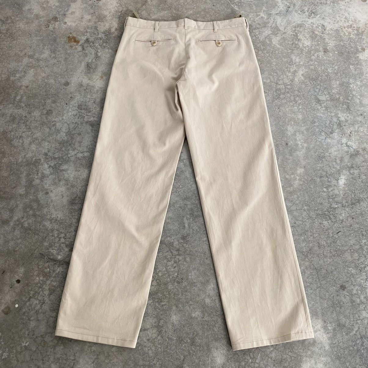 Helmut Lang Fall 2000’s Archive Helmut Lang Beige Tux Trouser Pants RTW Size US 34 / EU 50 - 14 Thumbnail