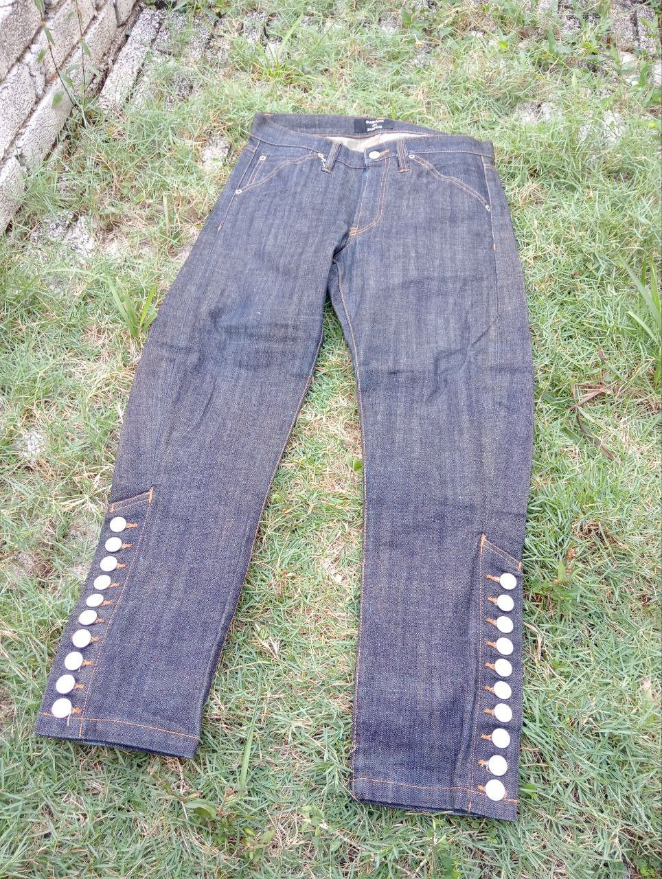 Issey Miyake Vintage Cabane de Zucca Issey Miyake Ankle Button Jeans Size US 31 - 3 Thumbnail