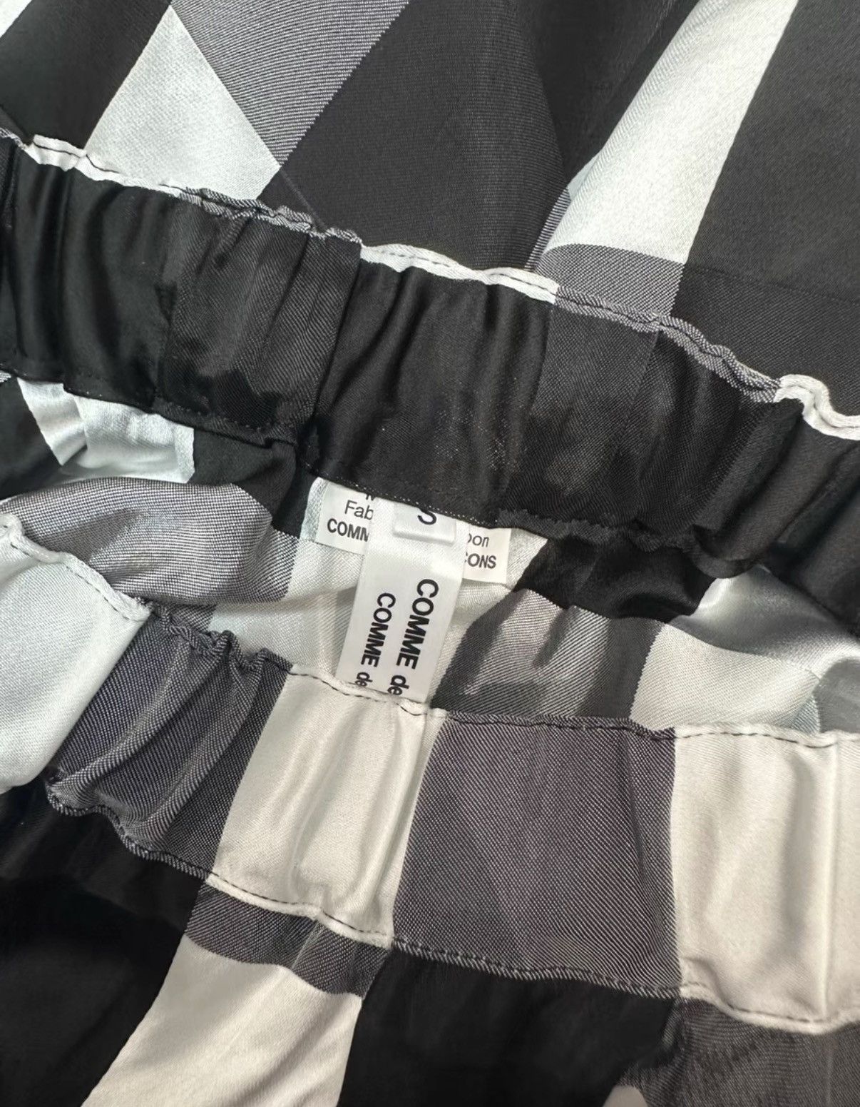 Comme des Garcons Comme des Garçons Check Asymmetrical Flared Skirt K23 Size 25" / US 0 / IT 36 - 3 Thumbnail