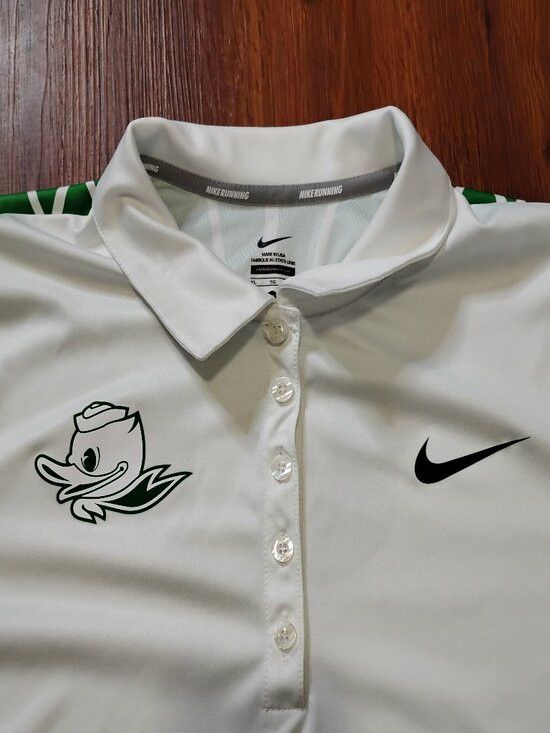 Nike Nike Running Oregon Ducks Polo Shirt Athletic Team Issued Size XL / US 12-14 / IT 48-50 - 1 Thumbnail