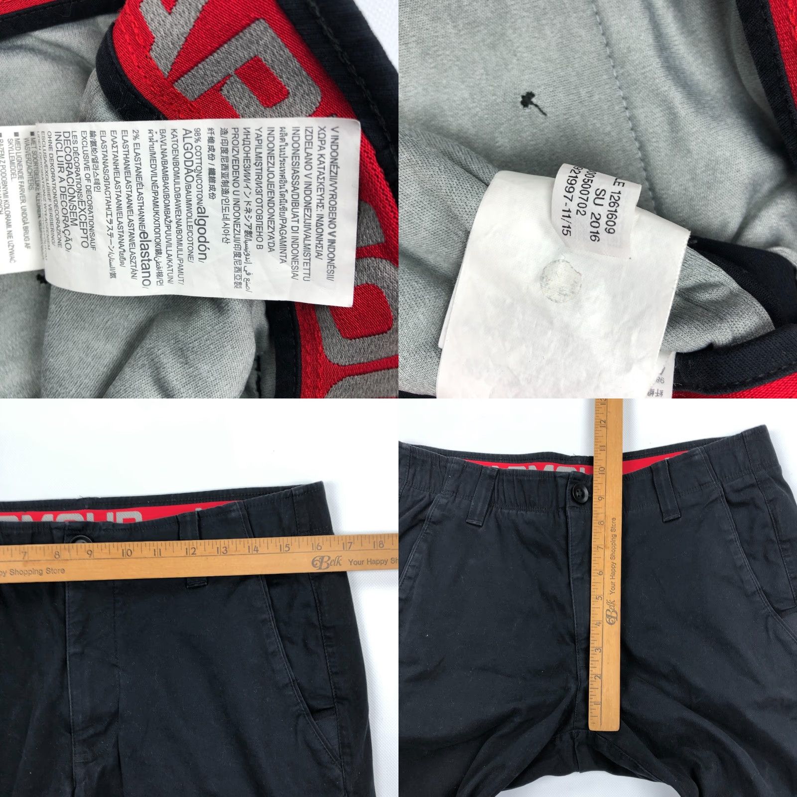 Under Armour Under Armour Men Black Performance Chino 34x34 Straight Leg Pants UA Size US 34 / EU 50 - 8 Thumbnail