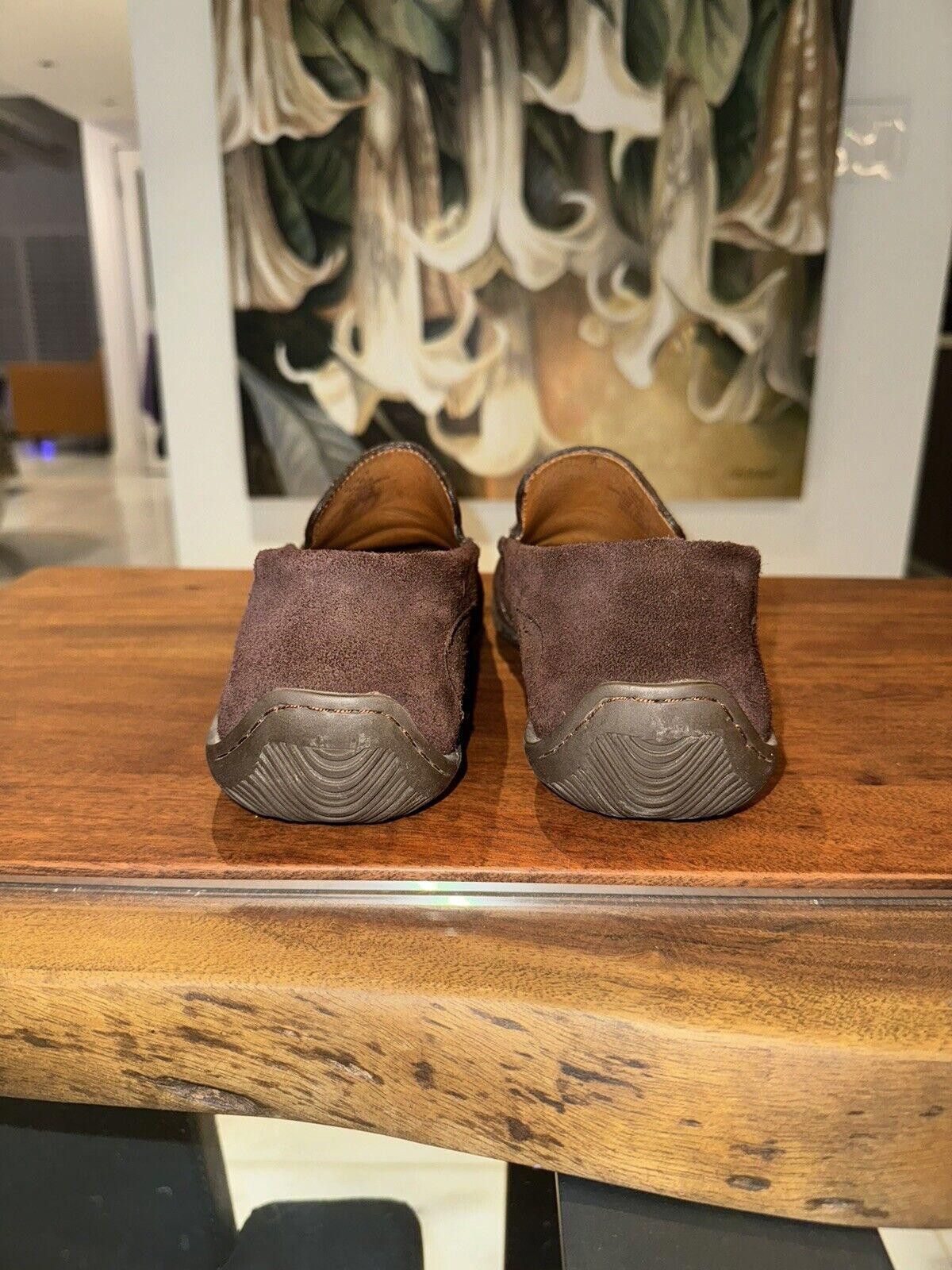 Designer Mens Bosi Brown Suede Loafers Size 43 US 10 Size US 10 / EU 43 - 3 Thumbnail