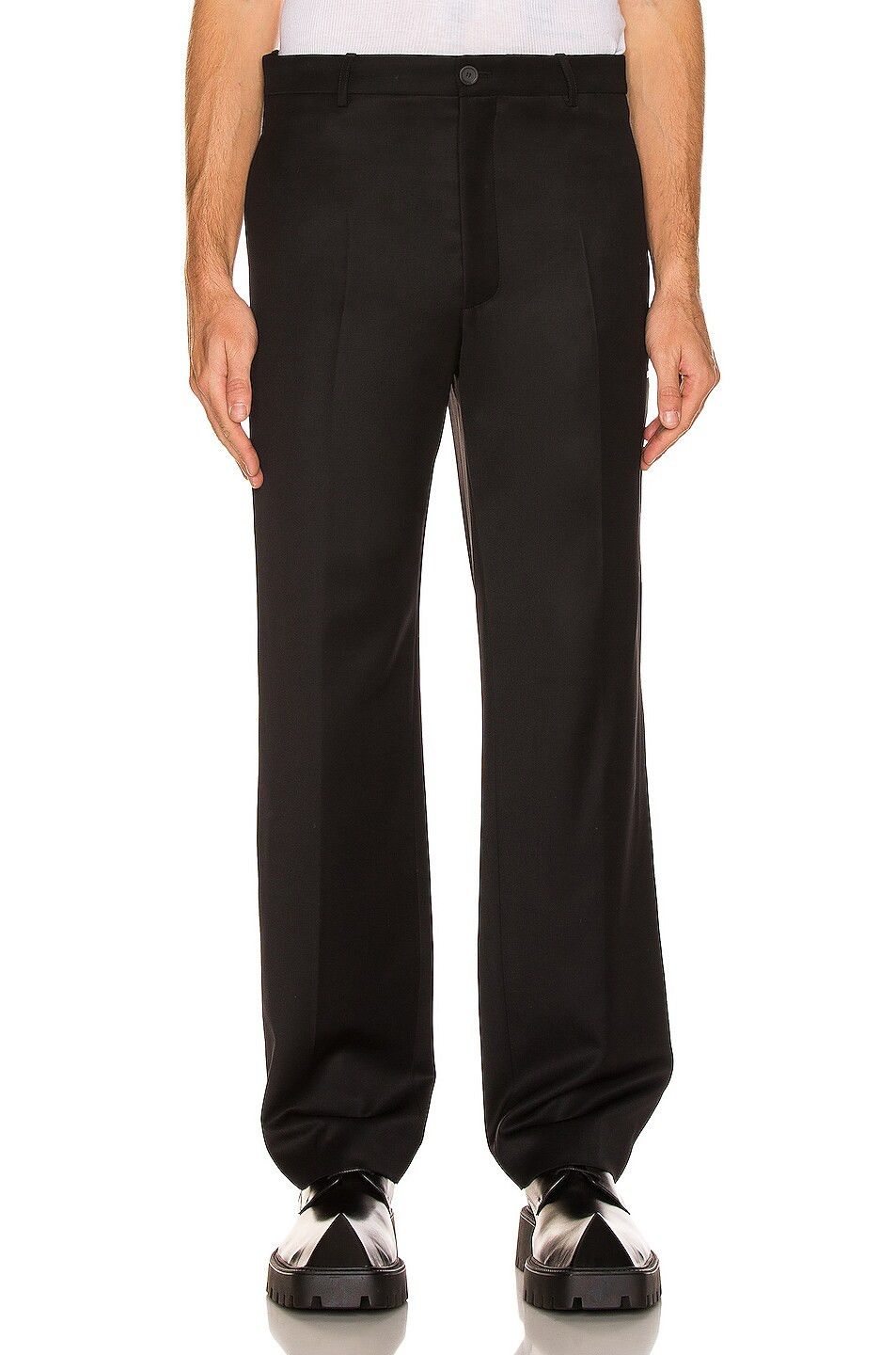 Balenciaga o1in1g0824 Sporty B Classic Pants in Black Size US 28 / EU 44 - 4 Thumbnail
