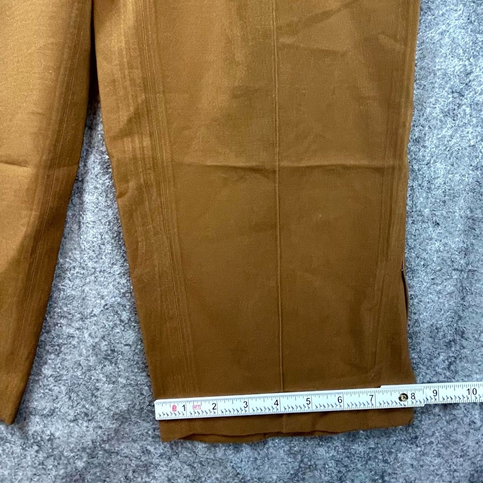 Vince Vince Pants Womens Medium Brown Straight Pleated Trouser Size 30" / US 8 / IT 44 - 4 Thumbnail
