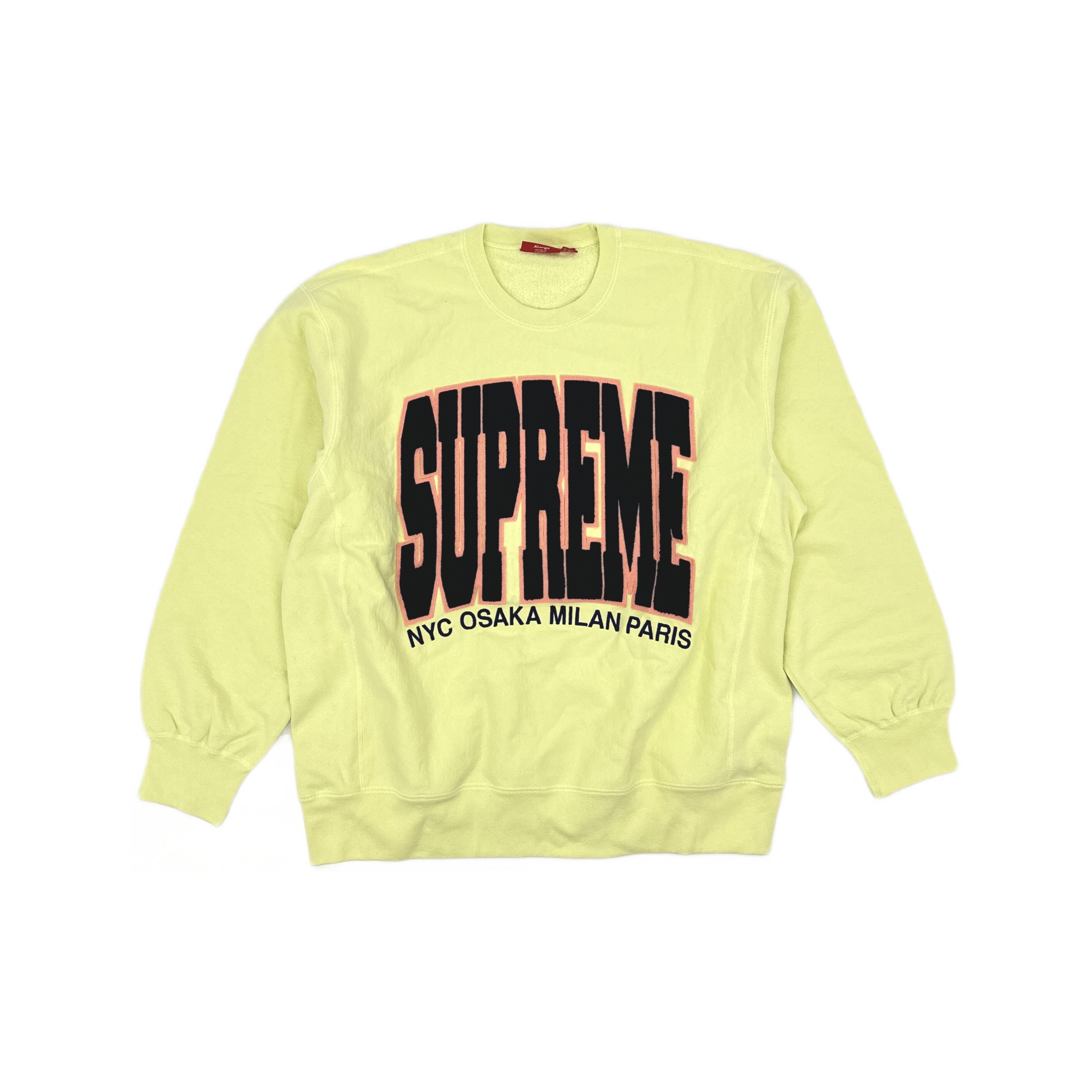 Supreme Supreme Cities Arc Crewneck Size XL Size US XL / EU 56 / 4 - 1 Thumbnail