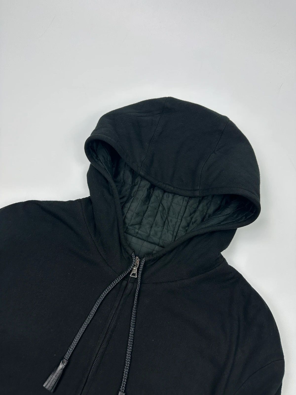 Prada Prada Milano FW2009 Black Padded Hooded Jacket Size US XL / EU 56 / 4 - 3 Thumbnail